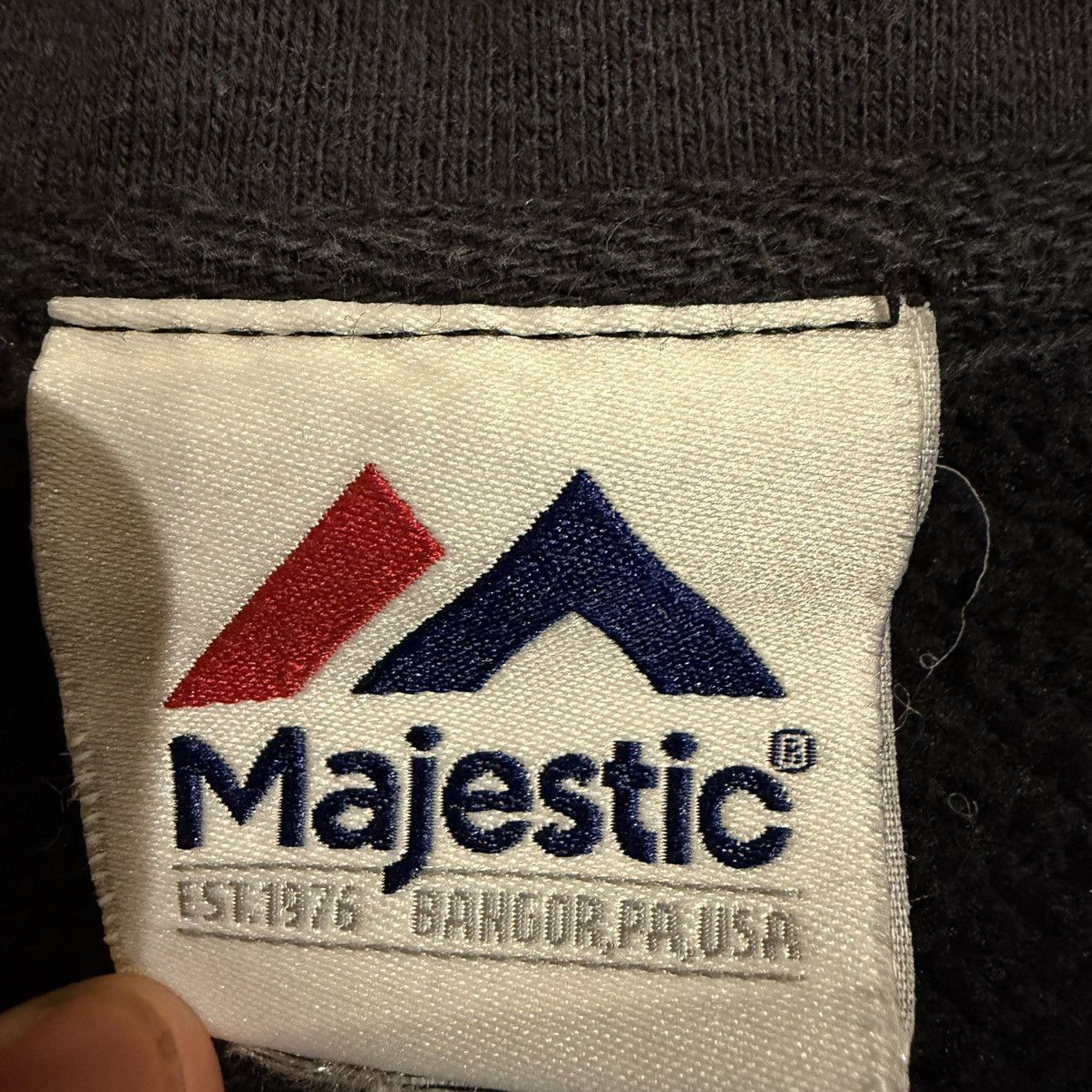 Majestic Vintage majestic Detroit lions black crewneck Size US M / EU 48-50 / 2 - 8 Thumbnail