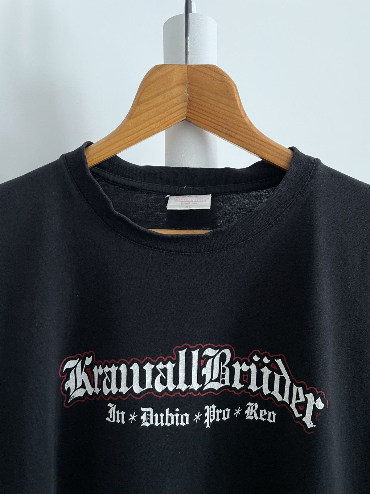 Band Tees Vintage Krawall Bruder 1990’s Band Rock T-Shirt Black RARE Size US L / EU 52-54 / 3 - 4 Thumbnail