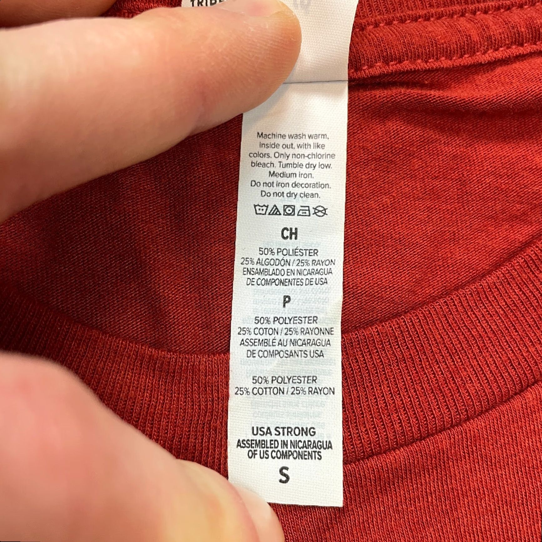 Vintage Bella + Canvas Shirt Unisex Adults S Orange Long Sleeve Crew Neck Hawaiian Logo 90s Theme All Seasons Logo No N/A Size US S / EU 44-46 / 1 - 3 Thumbnail