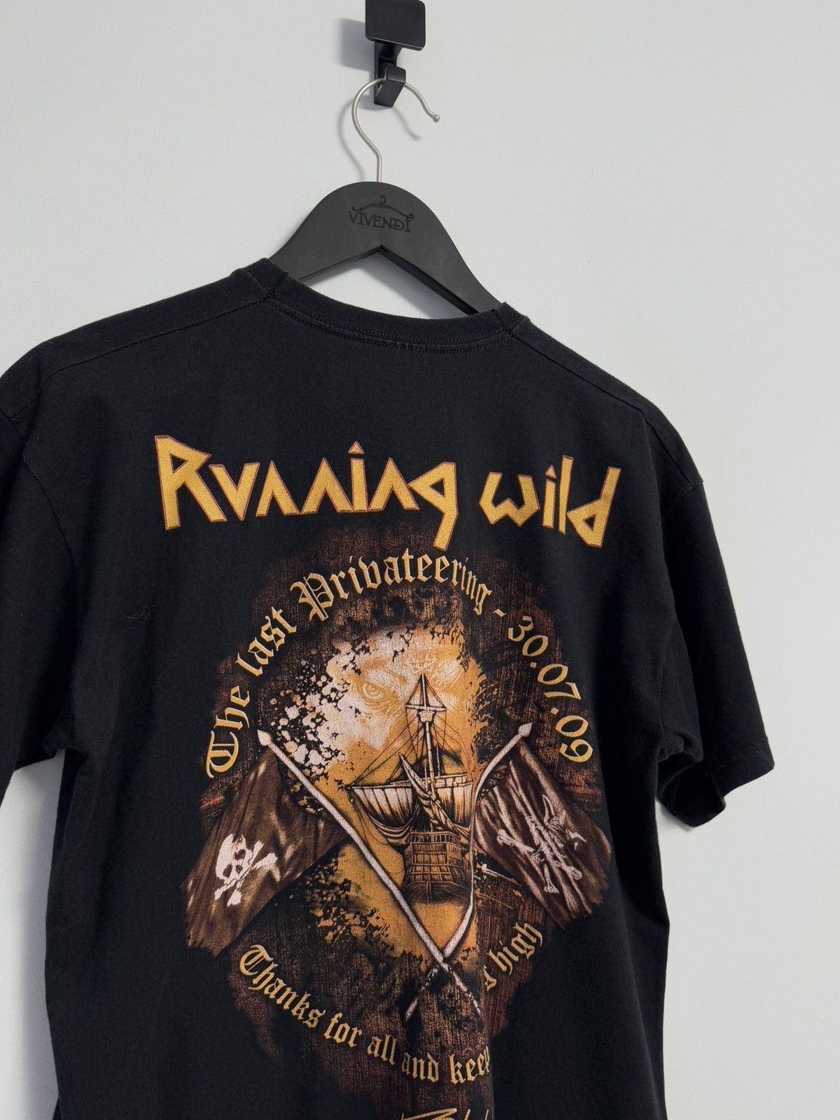 Designer × Japanese Brand × Vintage RUNNING WILD Vintage Band T-Shirt skulls tee Size US M / EU 48-50 / 2 - 9 Thumbnail