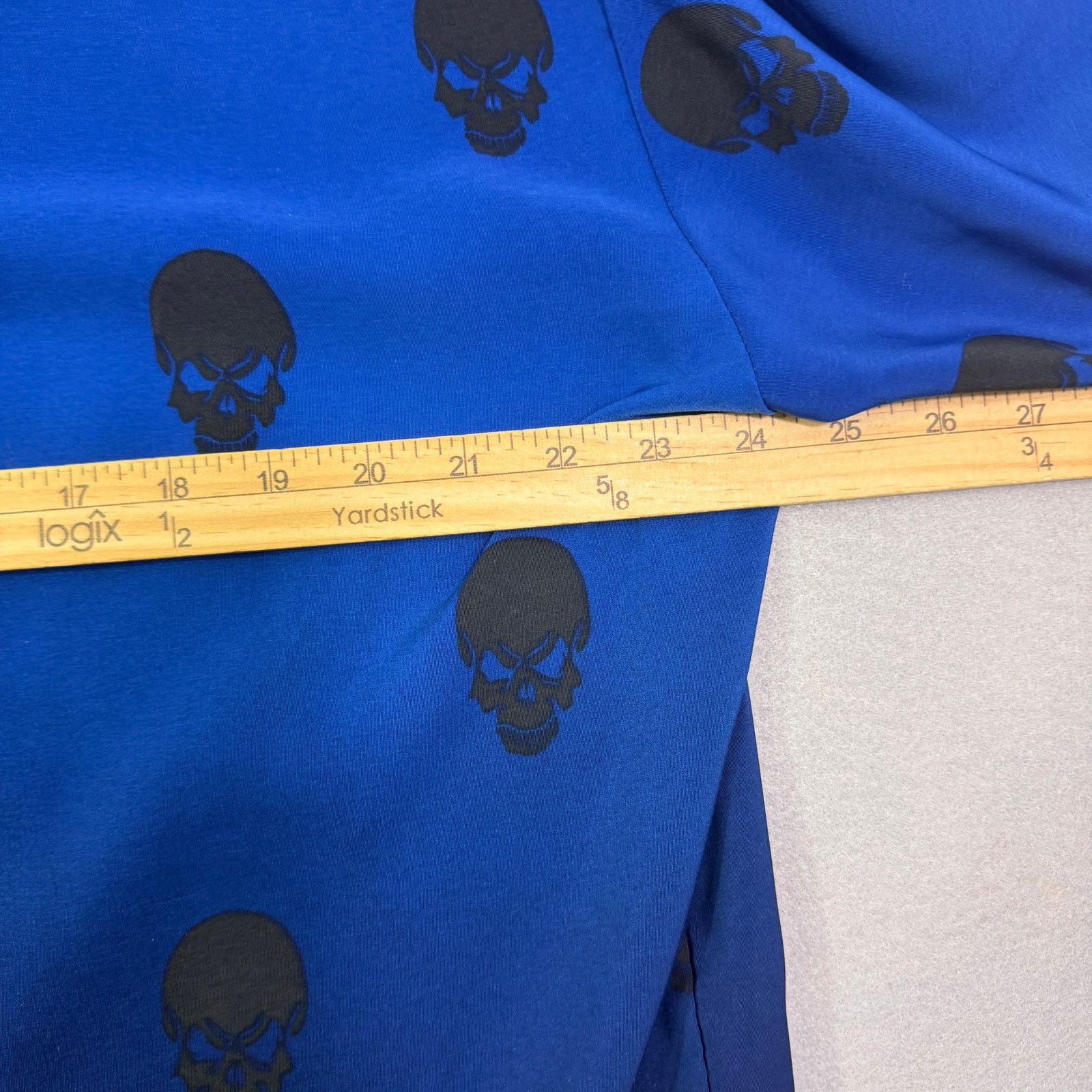 Vintage Vintage ODO Shirt Men's Extra Large Blue Skull Goth Emo y2k Size US XL / EU 56 / 4 - 7 Thumbnail