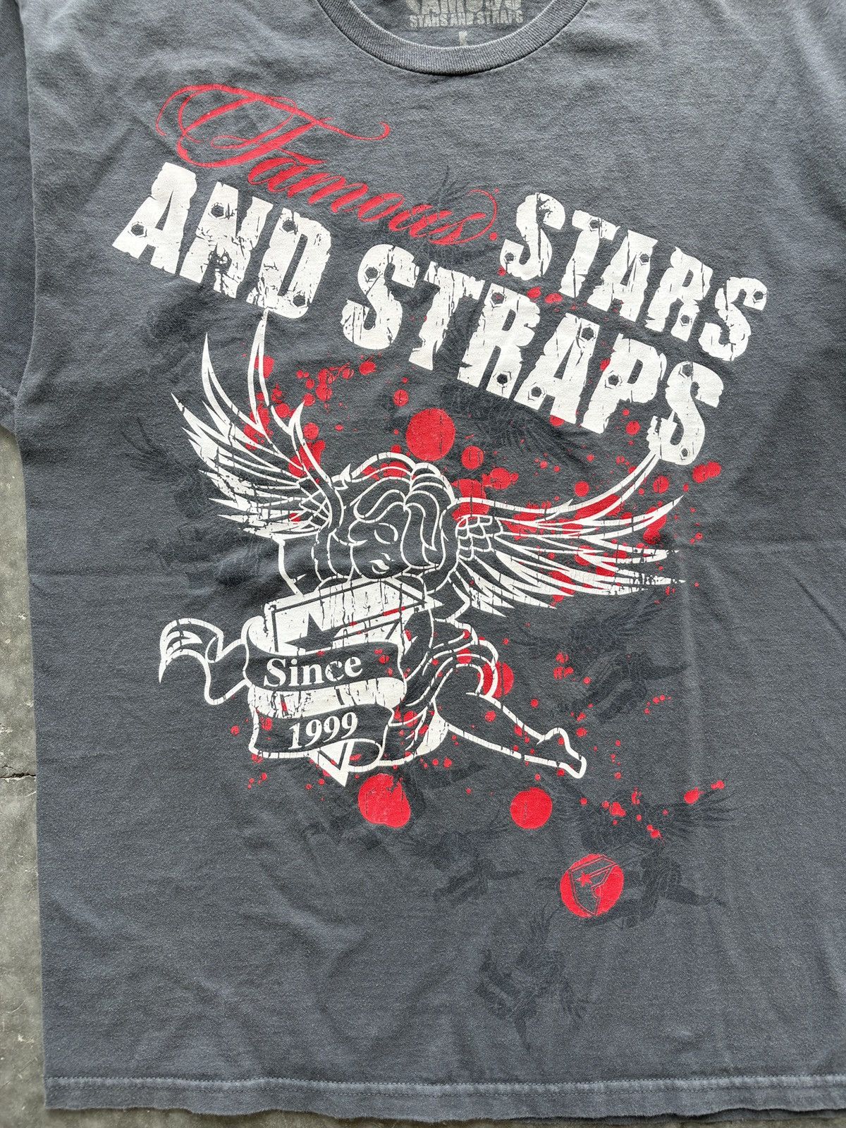 Famous Stars And Straps Vintage Y2K Famous Stars and Straps Graphic Tee Size US L / EU 52-54 / 3 - 2 Thumbnail