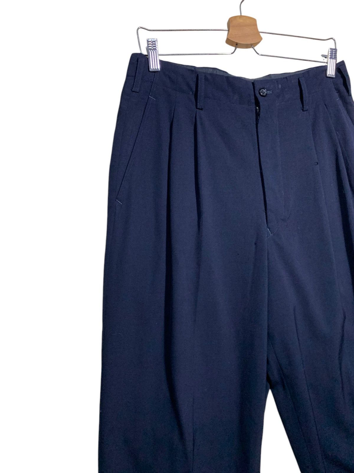 Yohji Yamamoto 🔥YOHJI YAMAMOTO POUR HOMME WOOL TROUSER Size US 32 / EU 48 - 3 Thumbnail