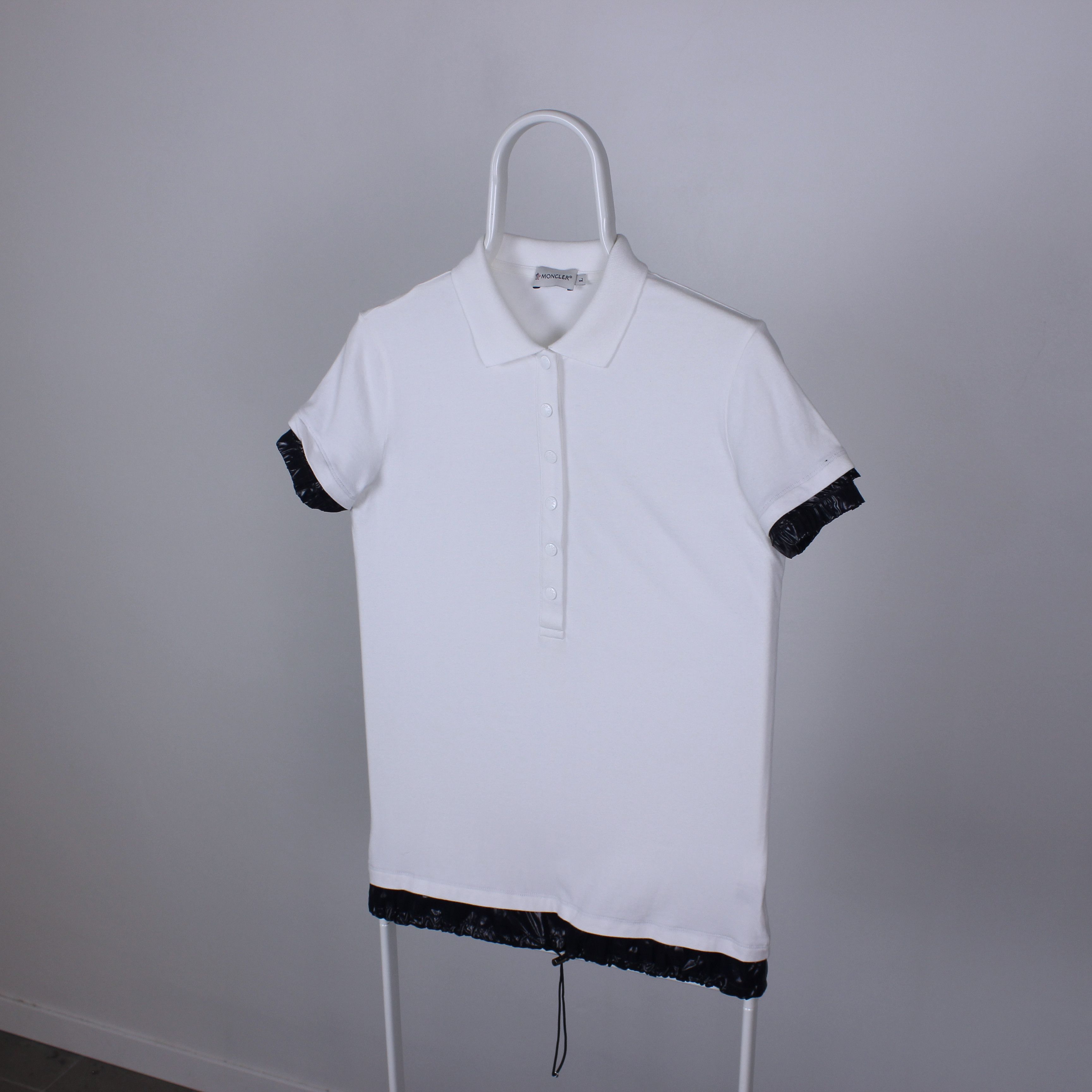 Moncler Moncler polo shirt women cotton white M L Size L / US 10 / IT 46 - 3 Thumbnail
