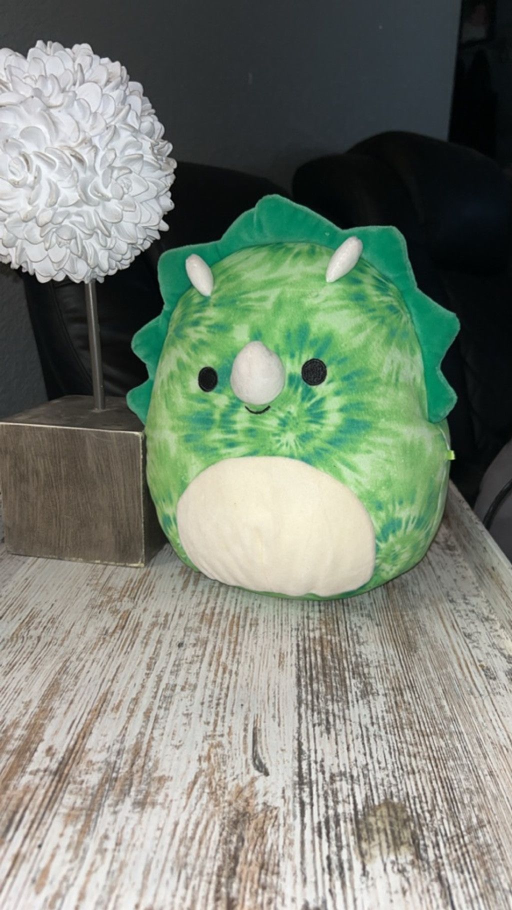 Other Girls Squishmallows Green Tie-Dye Dinosaur Stuffed Animal Size ONE SIZE - 1 Thumbnail