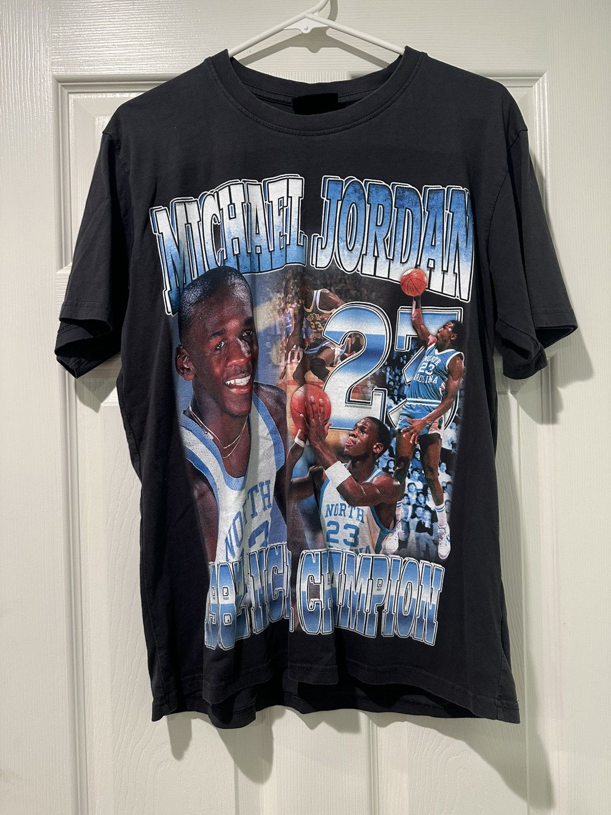 Vintage Vintage Grey Michael Jordan Graphic Tee Size US XS / EU 42 / 0 - 1 Thumbnail