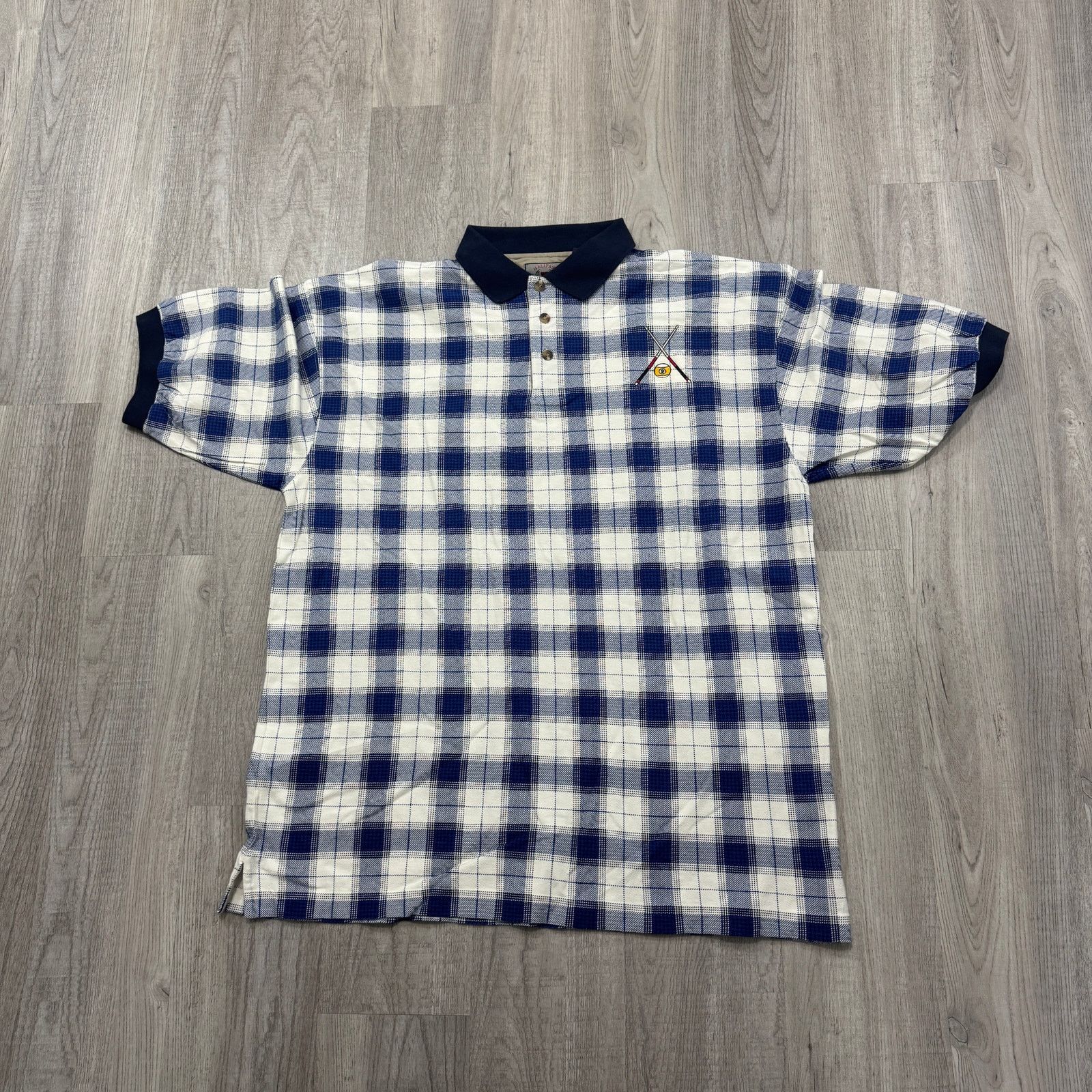 Vintage Vintage Halifax Outfitters Pool Billiards Polo Shirt Large Size US L / EU 52-54 / 3 - 2 Thumbnail