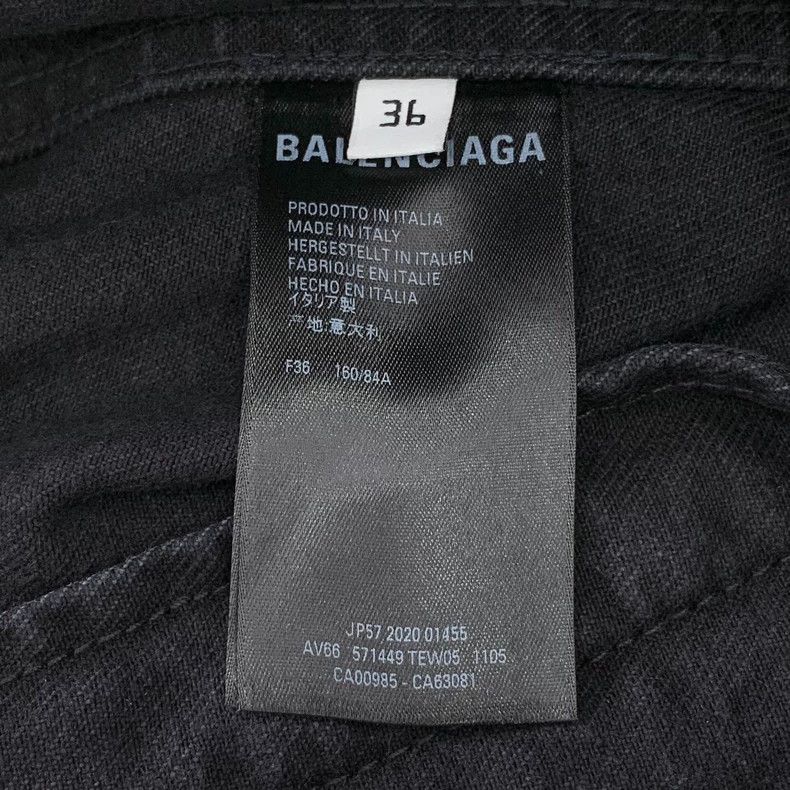 Other Balenciaga size 36 Black and grey logo monogrammed cotton Size US XS / EU 42 / 0 - 6 Thumbnail