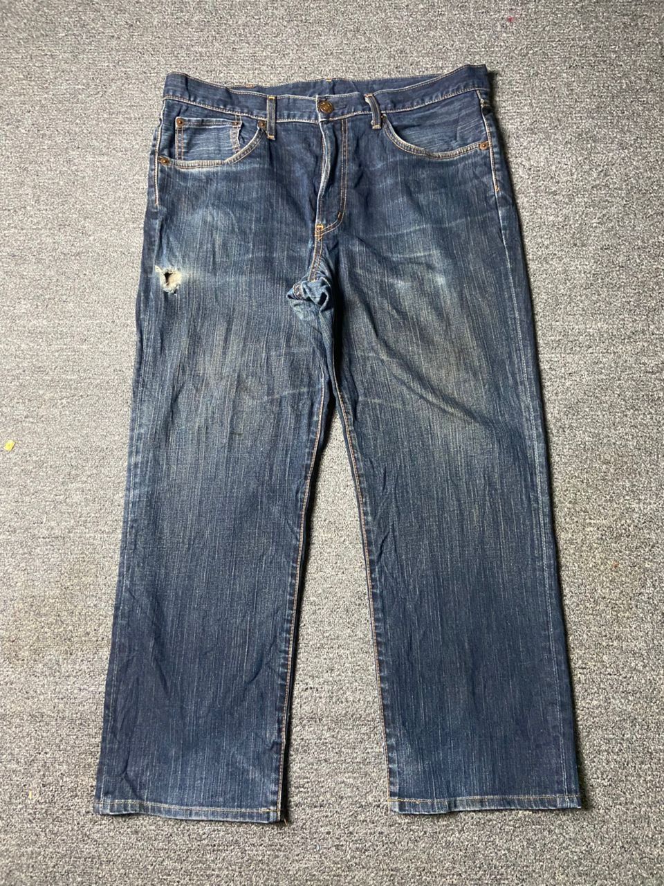 Edwin Vintage EDWIN Distressed Denim Jeans (141) Size US 38 / EU 54 - 1 Thumbnail