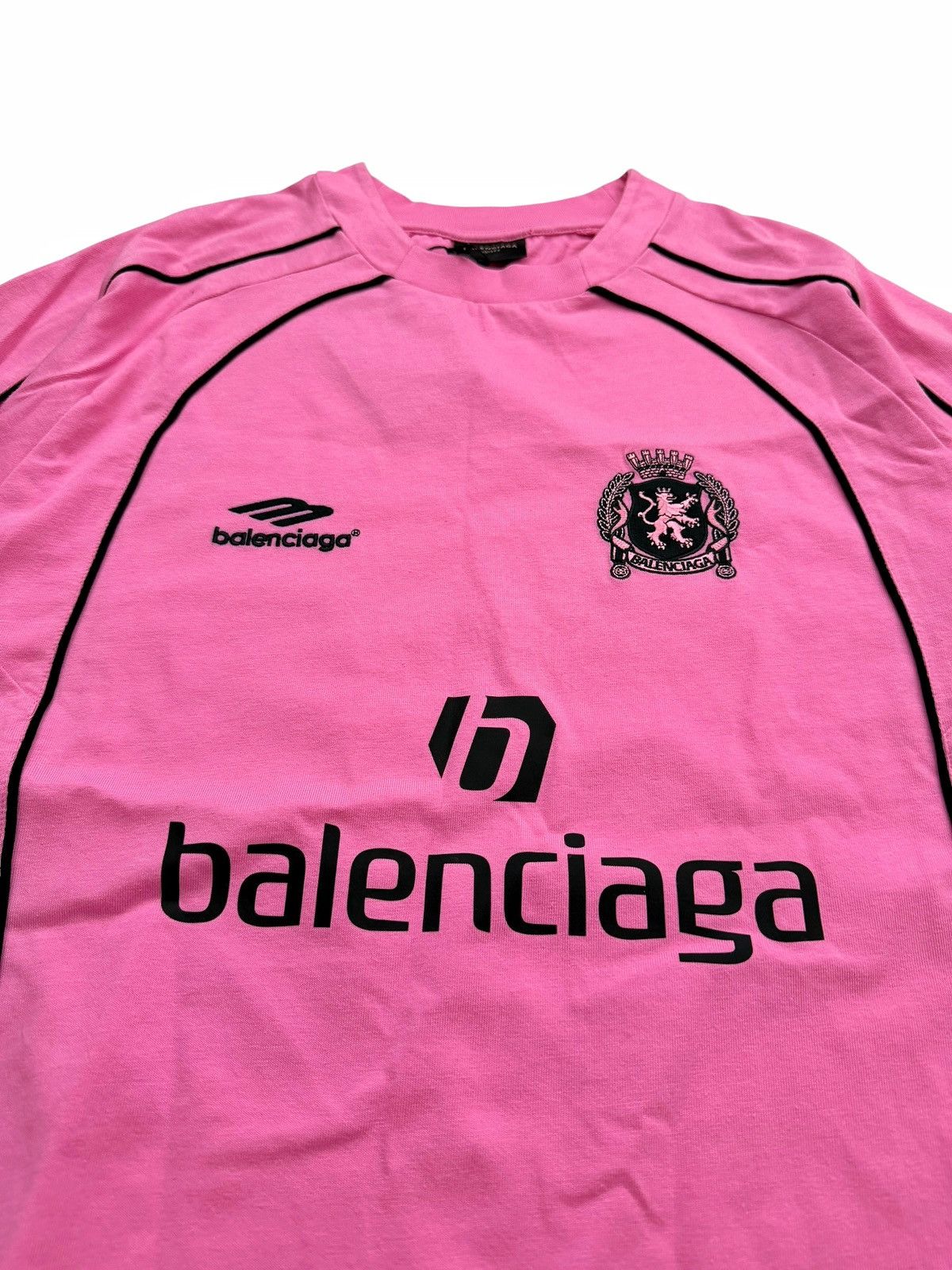 Balenciaga Oversized Soccer Logo Paris City Jersey Size US L / EU 52-54 / 3 - 5 Thumbnail
