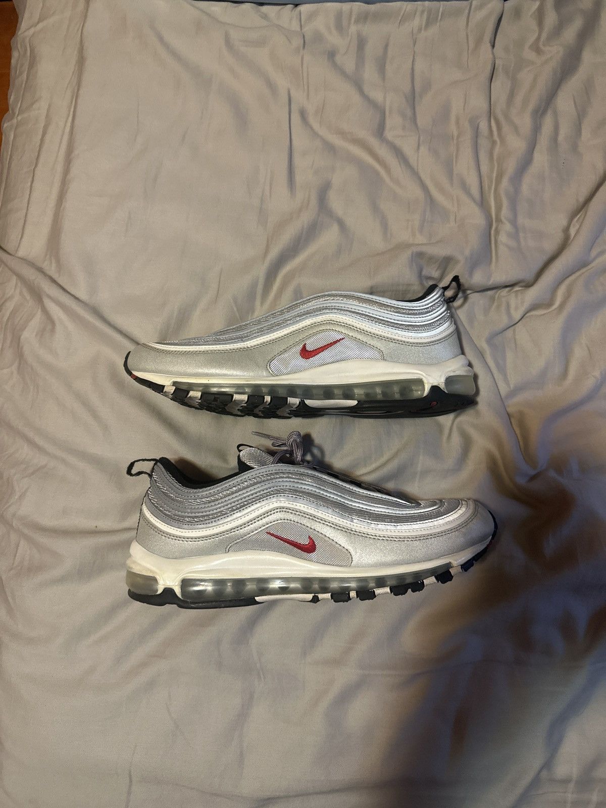 Nike Air max 97 silver bullet size 12 Grailed