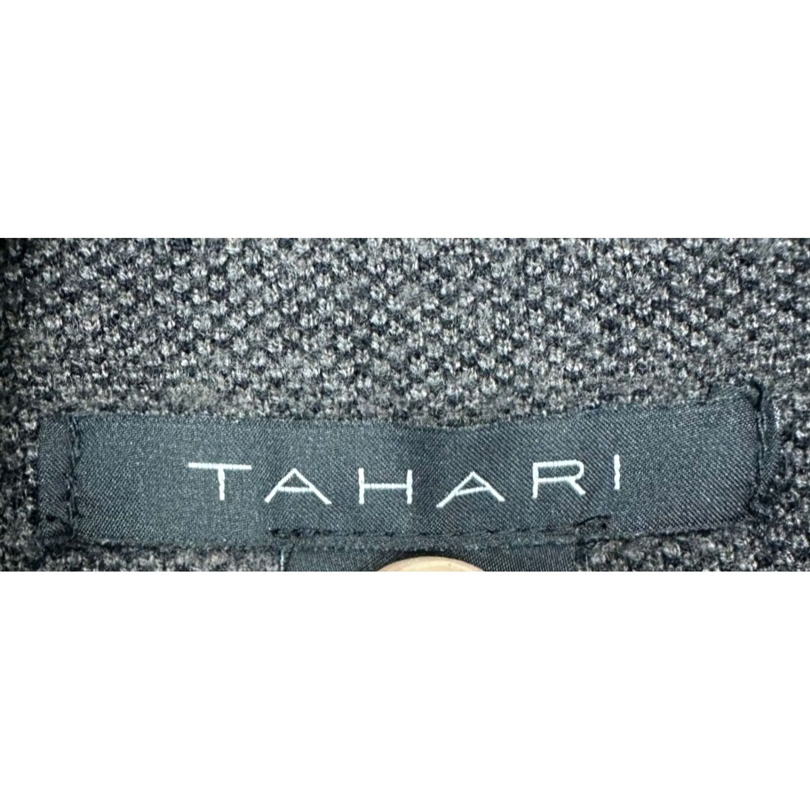 Vintage Tahari Sweater Womens Medium Grey Camo Nylon Blend Turtle Neck Sweatshirt Ladies Size M / US 6-8 / IT 42-44 - 5 Thumbnail