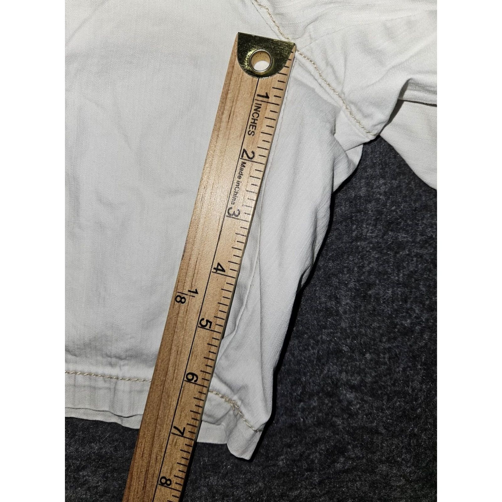 Ralph Lauren VINTAGE Polo Jeans Co Ralph Lauren Shorts Womens 14 White Cargo Twill 7 Inch Relaxed Size 36" / US 14 / IT 50 - 5 Thumbnail