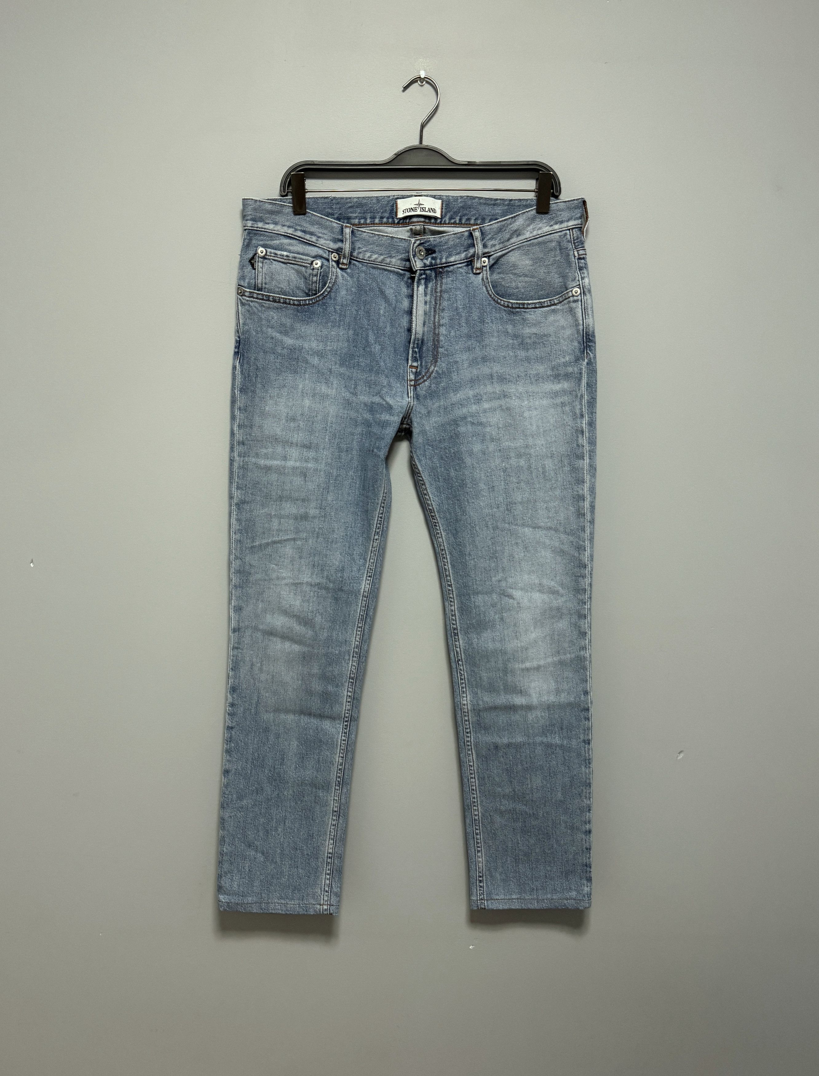 Stone Island Stone Island Denim Pants Jeans Men’s Light Blue Size 33 Size US 33 - 2 Thumbnail