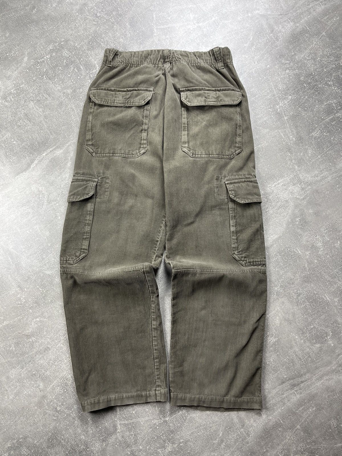 Other Cargo Military Multipocket Corduroy Khaki Pants Size US 28 / EU 44 - 3 Thumbnail