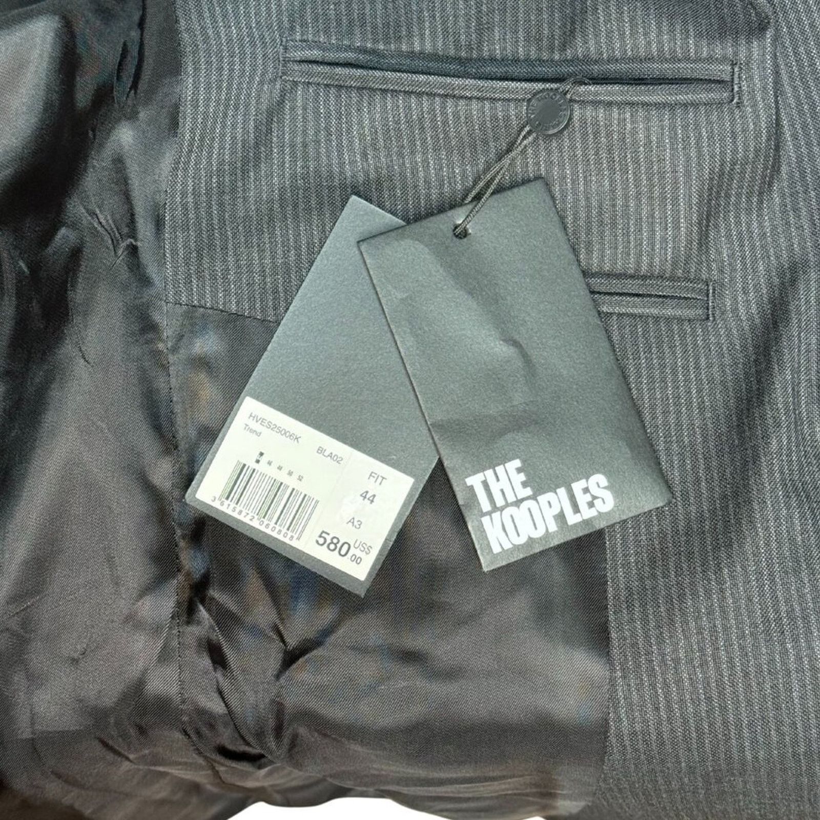 The Kooples The Kooples Striped Blazer Size 44 FR (US 34) - Suit Jacket Size 34R - 4 Thumbnail
