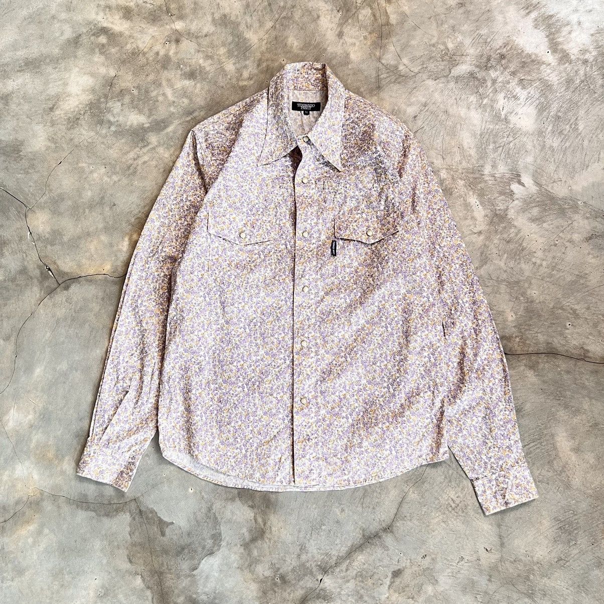Tornado Mart Tornado Mart Western Floral Button up Shirt Size US M / EU 48-50 / 2 - 1 Thumbnail