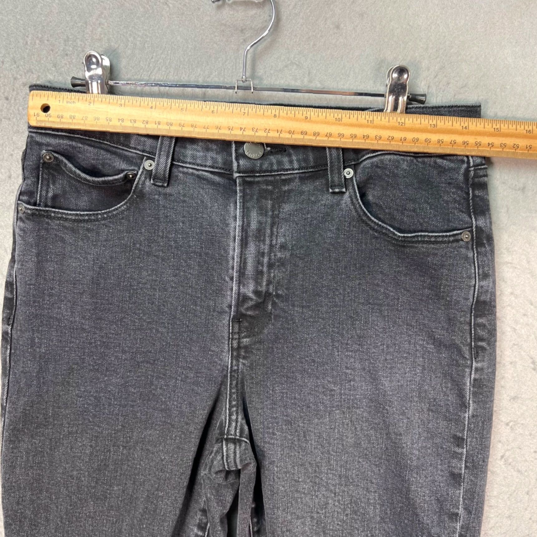 Denime Denim Forum Denim Jeans 90s Straight High Rise Womens Size 29 Blue 5-Pocket Cotton Elastane Denim Forum Vintage No Size 29" - 5 Thumbnail