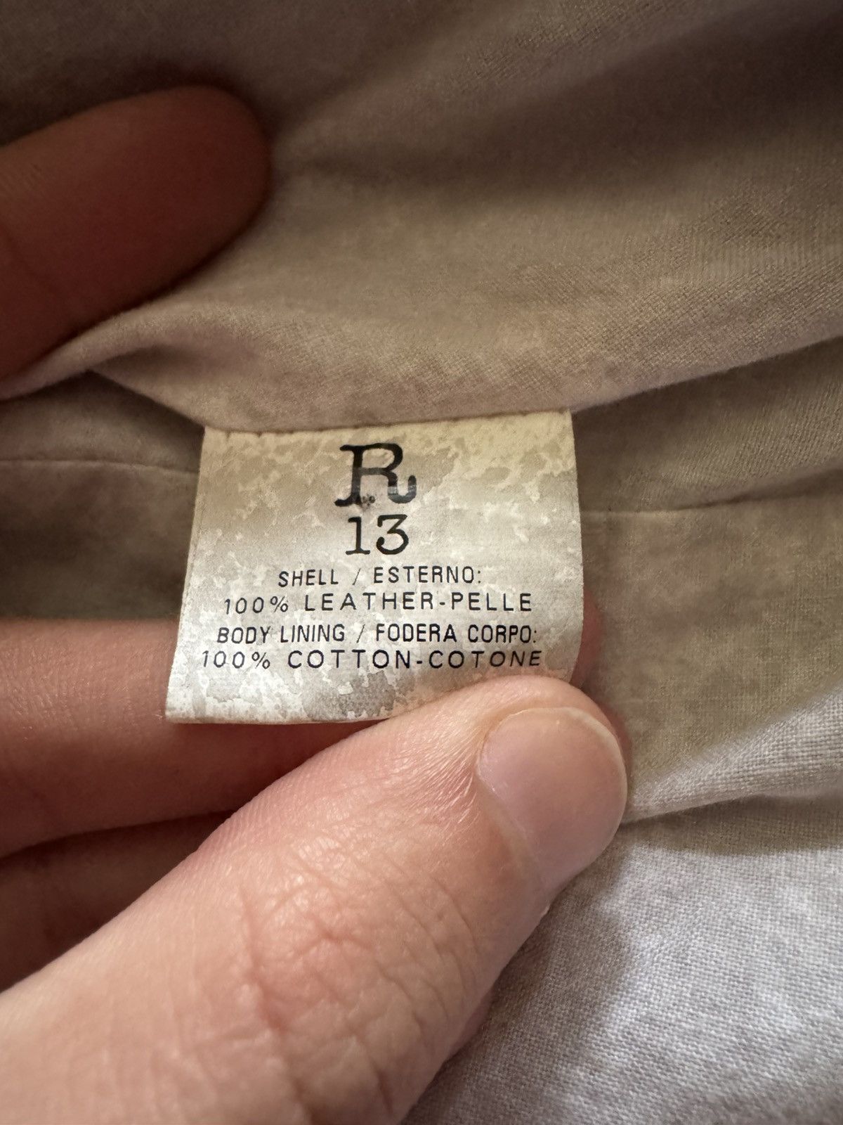 Japanese Brand R13 leather vest calfskin vintage y2k opium Size US M / EU 48-50 / 2 - 17 Thumbnail