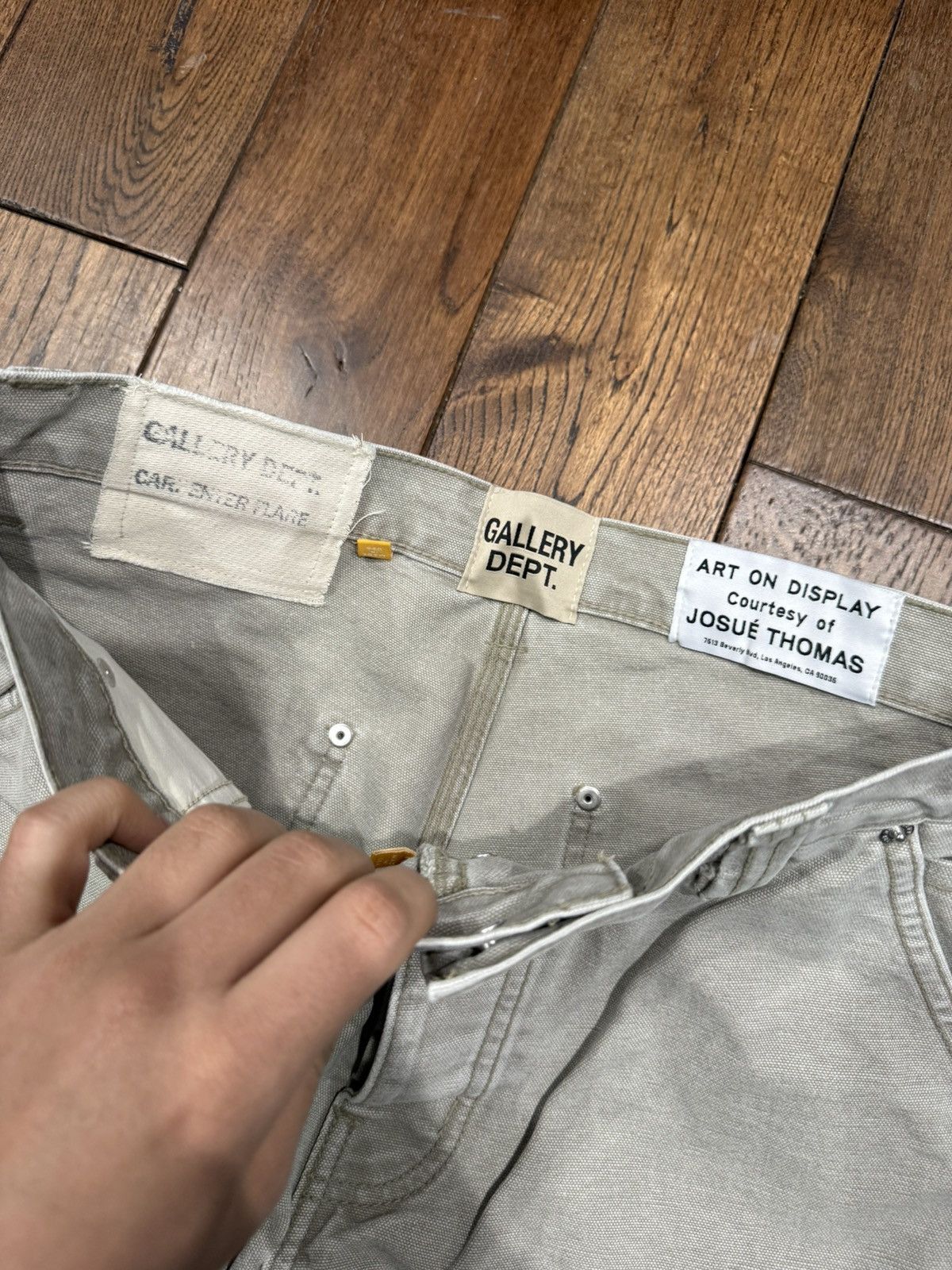 Gallery Dept. Gallery Dept. La Flare Carpenter pants Cement grey Size US 33 - 5 Thumbnail