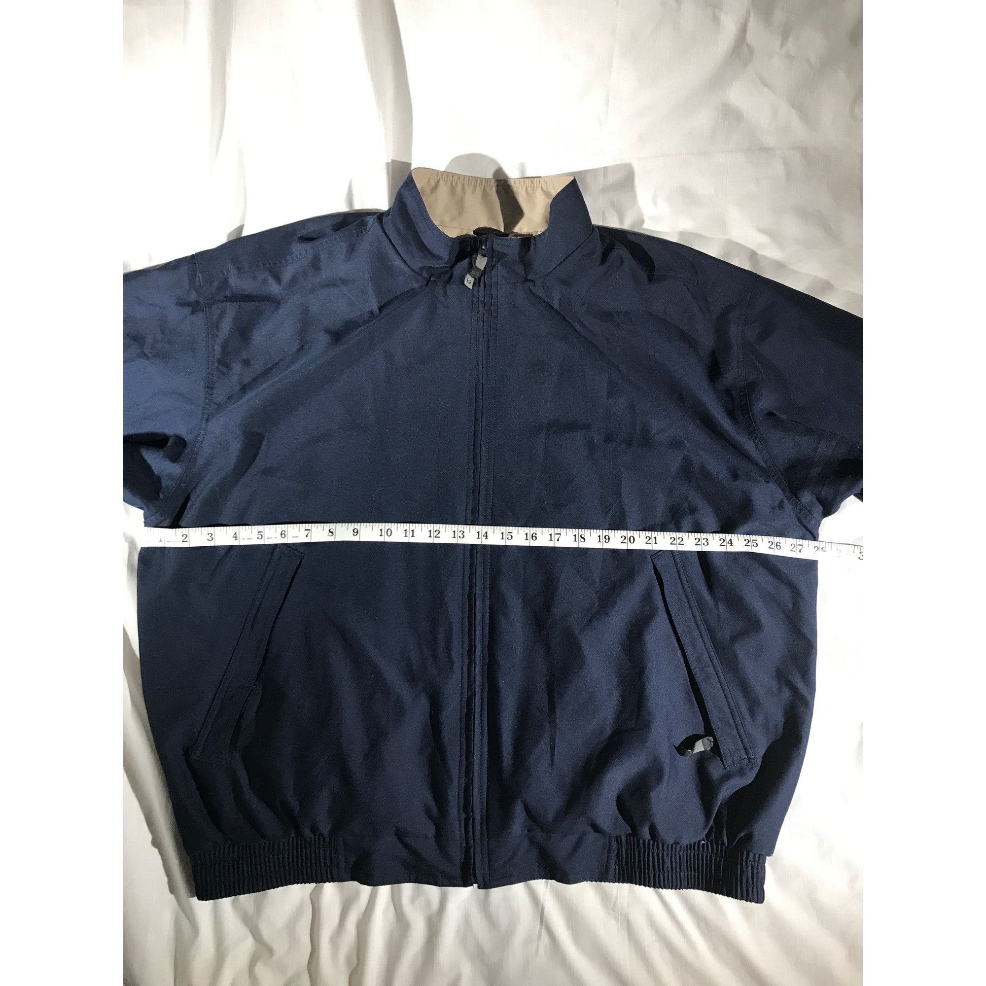 Nike Nike Golf Mens Navy Blue Polyester Golf Full Zip Jacket Size US XL / EU 56 / 4 - 5 Thumbnail