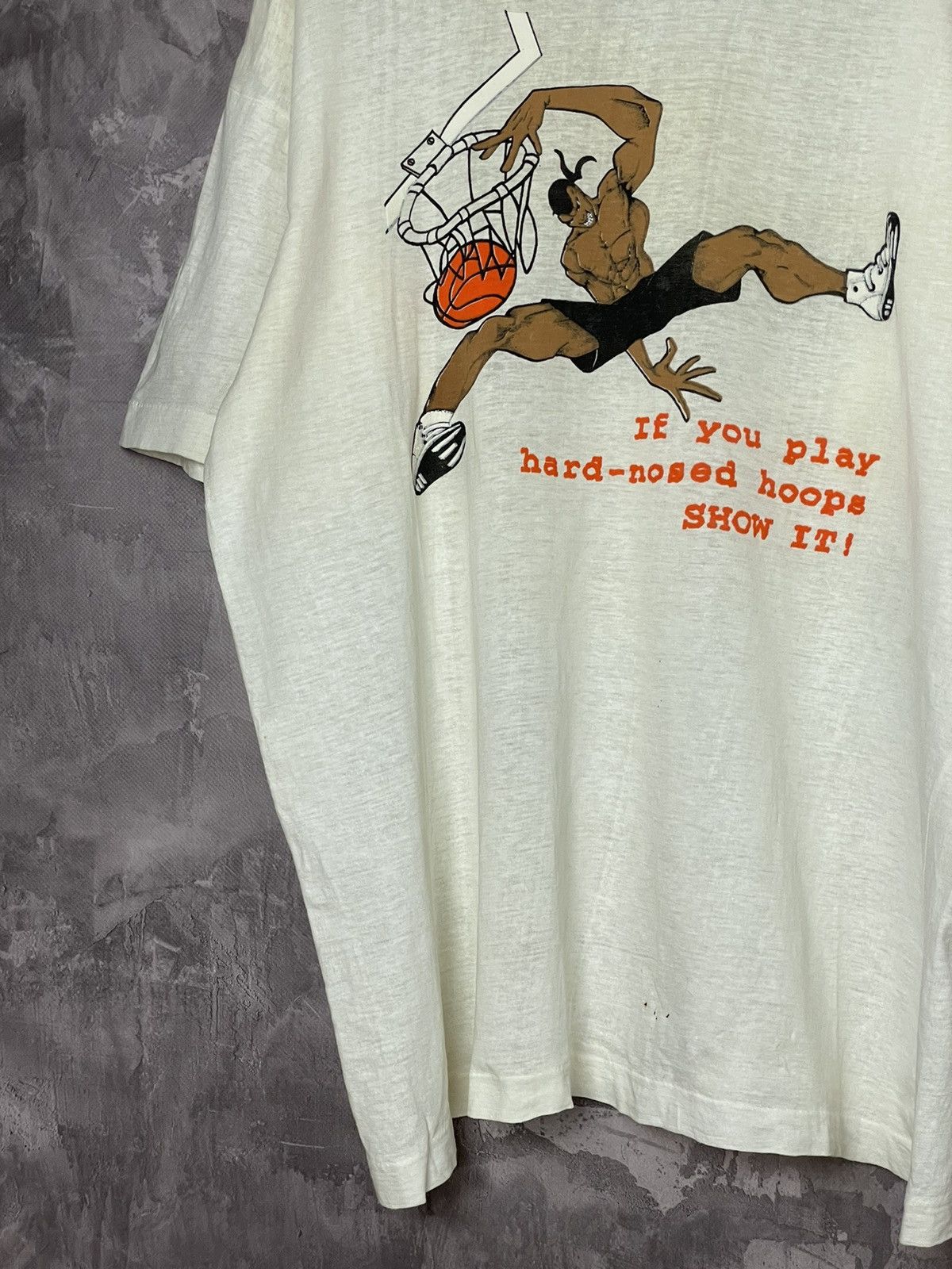 Anime × Japanese Brand × Vintage Vintage 90s Invention Of Basketball art graphic t shirt rare Size US XL / EU 56 / 4 - 6 Thumbnail