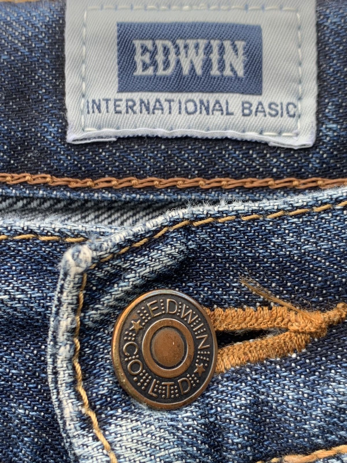 Edwin Distressed Edwin 403 made in japan 🇯🇵 Size US 34 / EU 50 - 4 Thumbnail