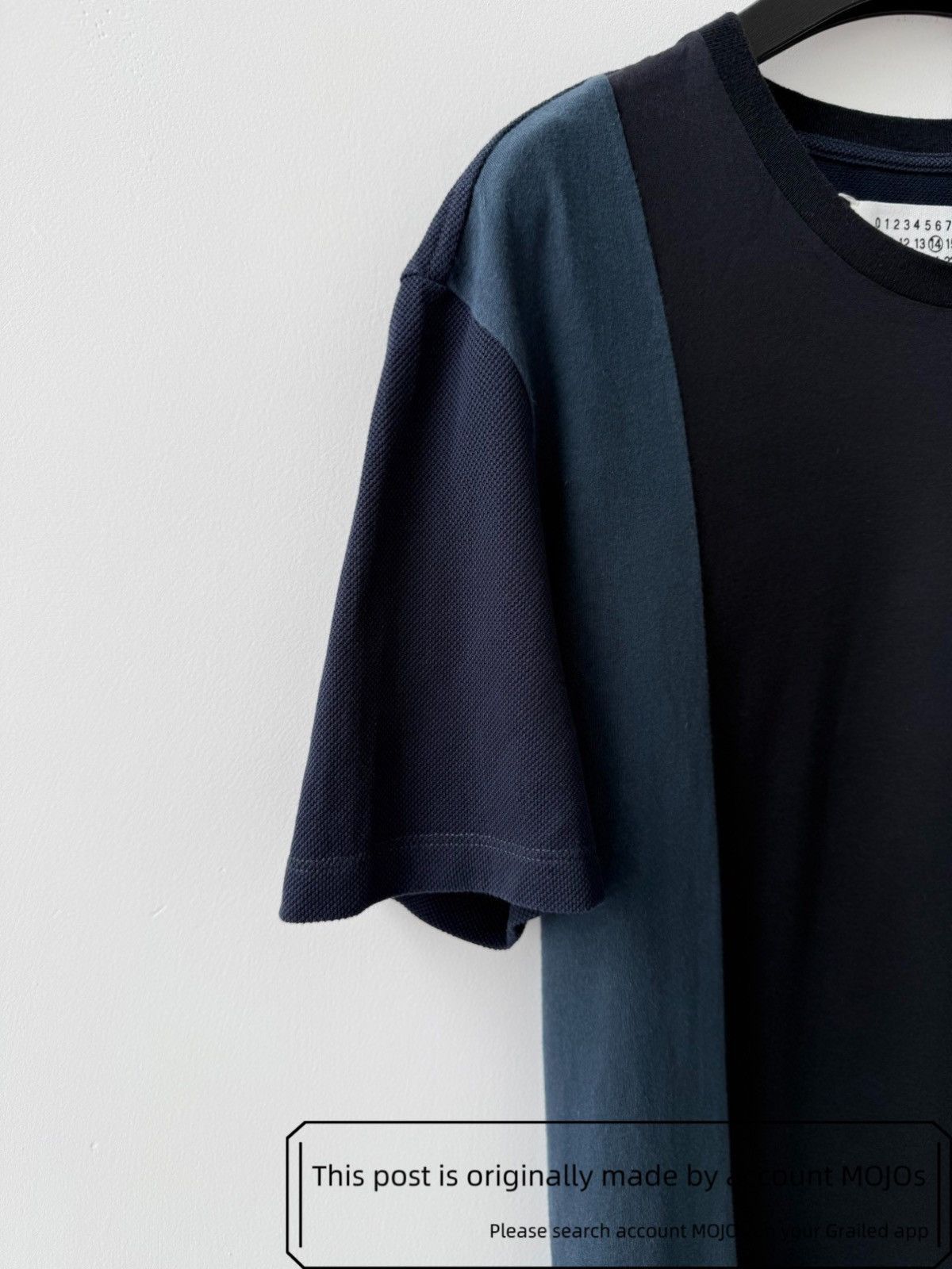 Maison Margiela Sz 48 Maison Margiela 15SS Joint Blue Basic Tee mojos1511 Size US M / EU 48-50 / 2 - 7 Thumbnail
