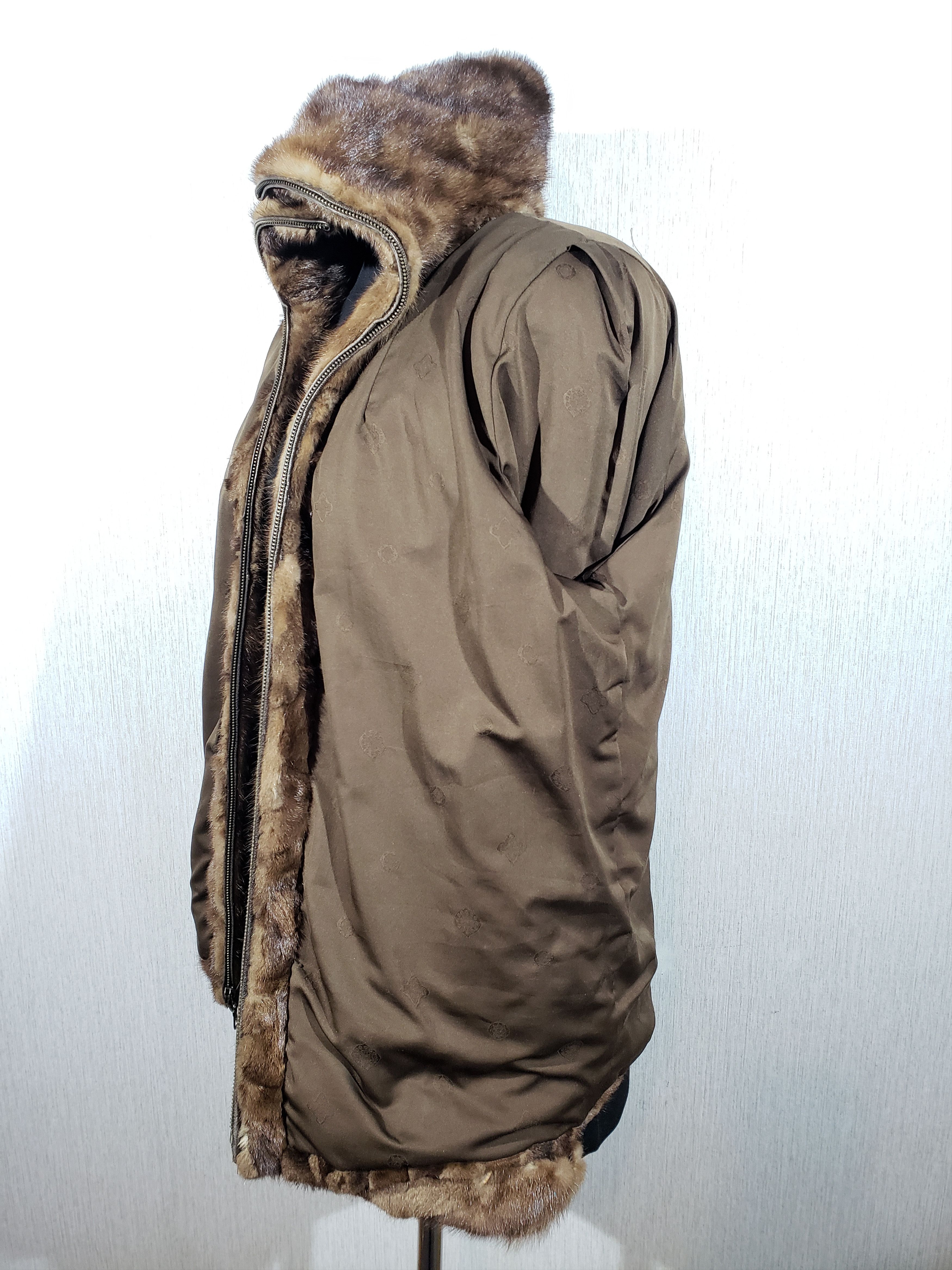 Other Stylish brown women's mink coat. Size XL / US 12-14 / IT 48-50 - 10 Thumbnail