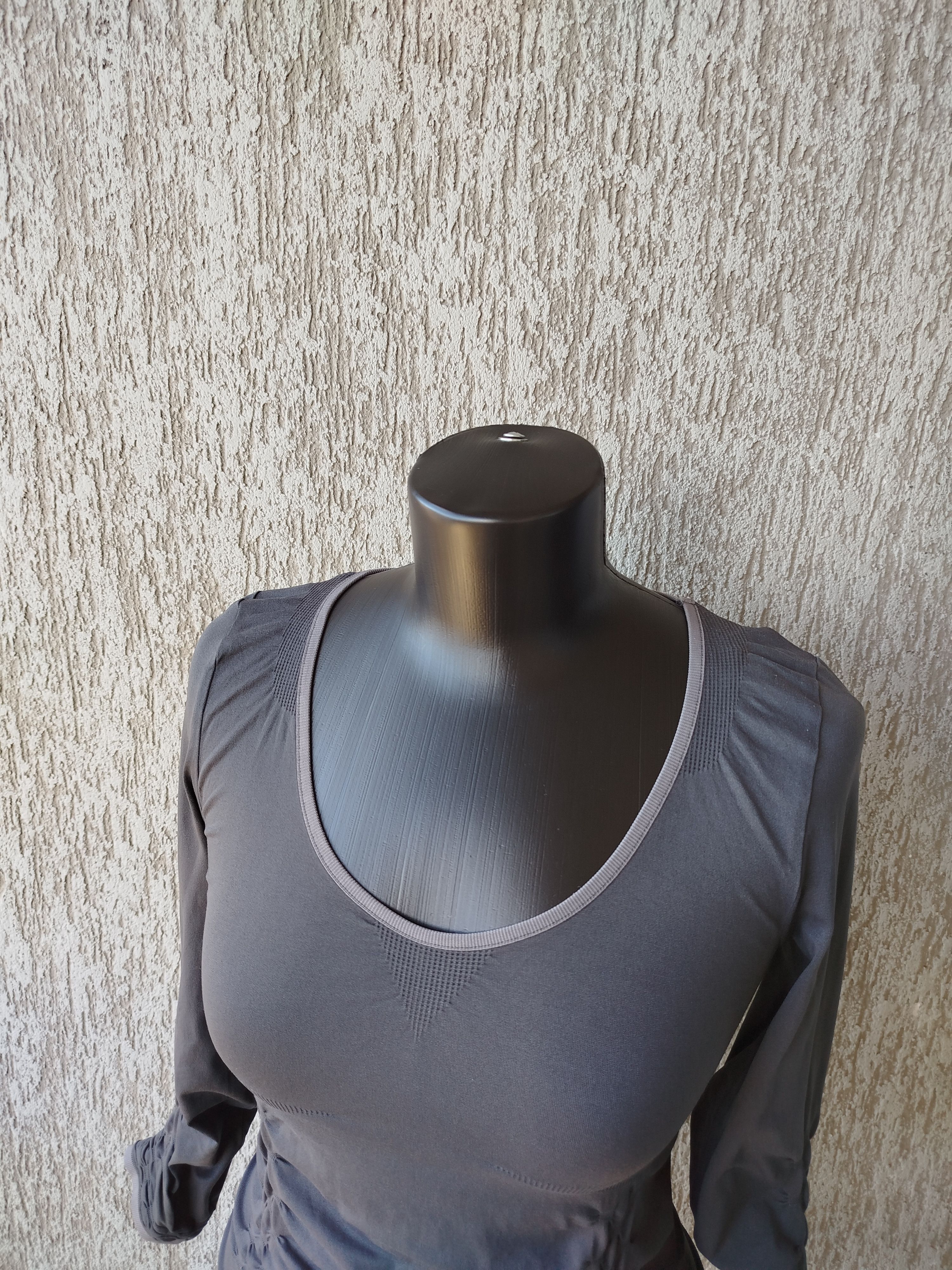 Marithe + Francois Girbaud High Use Claire Campbell Top Stretch Jersey Gray Size M / US 6-8 / IT 42-44 - 3 Thumbnail