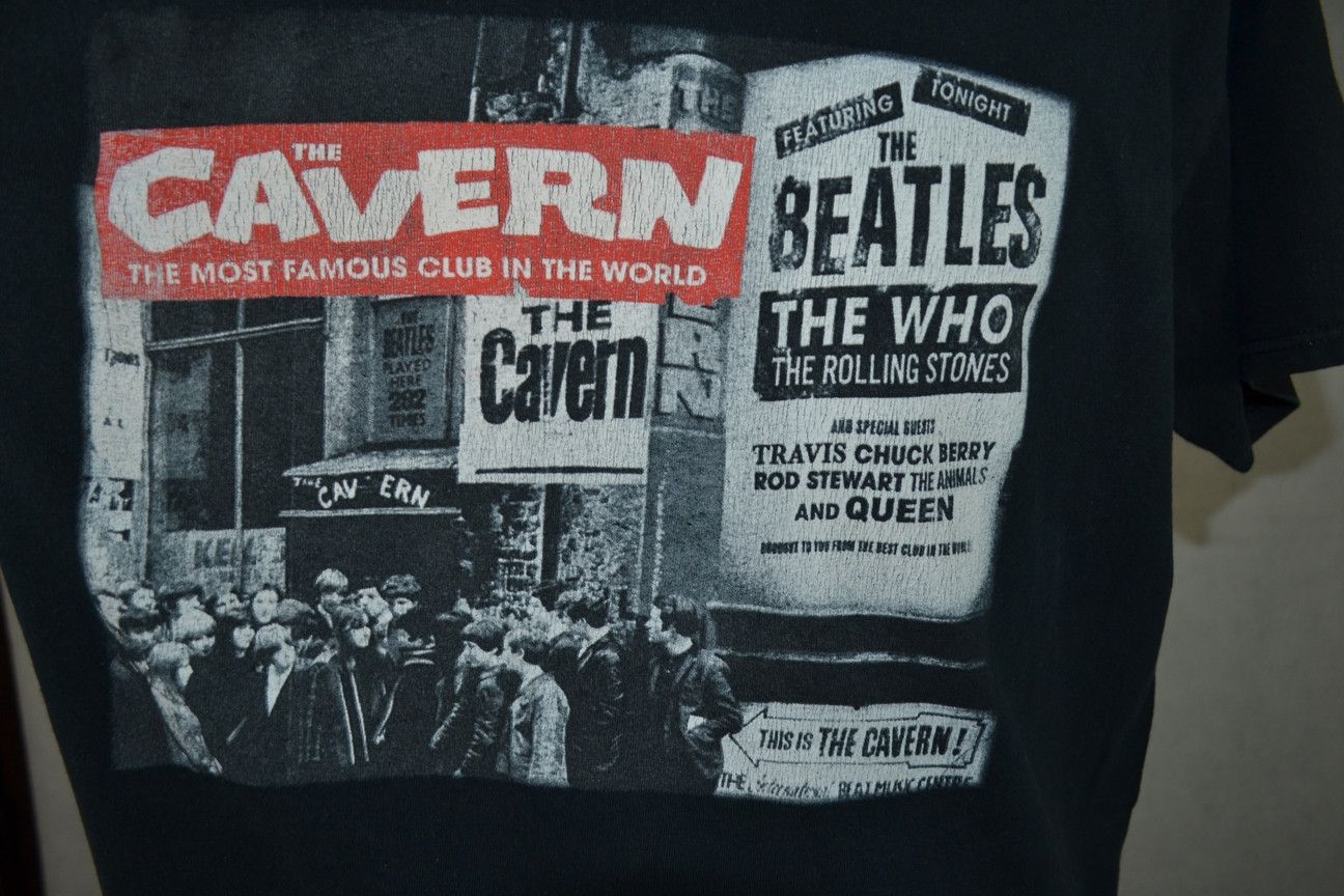 Band Tees The Cavern Club Of Liverpool The Beatles Stones Who Queen L Size US L / EU 52-54 / 3 - 4 Thumbnail