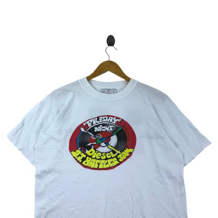 Diesel Vintage 1995 DIESEL SHIBUYA Opening DJ Battles Tee Shirt Size L / US 10 / IT 46 - 2 Thumbnail