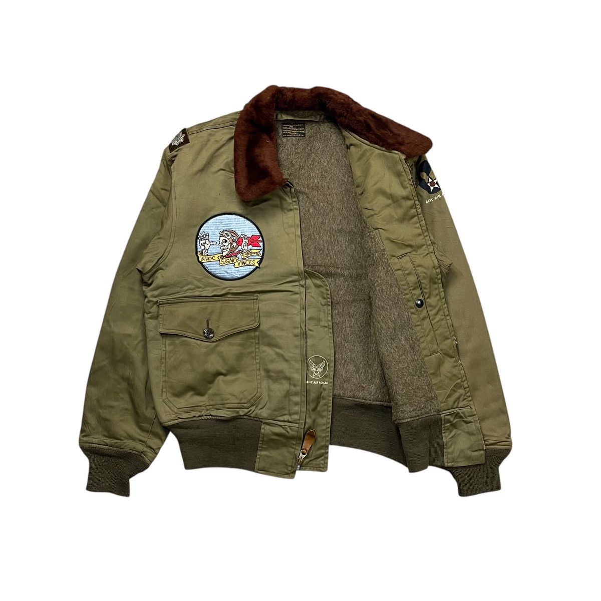 Buzz Rickson's Vintage Buzz Ricksons B-10 USAF Bomber Flight Jacket Size US L / EU 52-54 / 3 - 2 Thumbnail