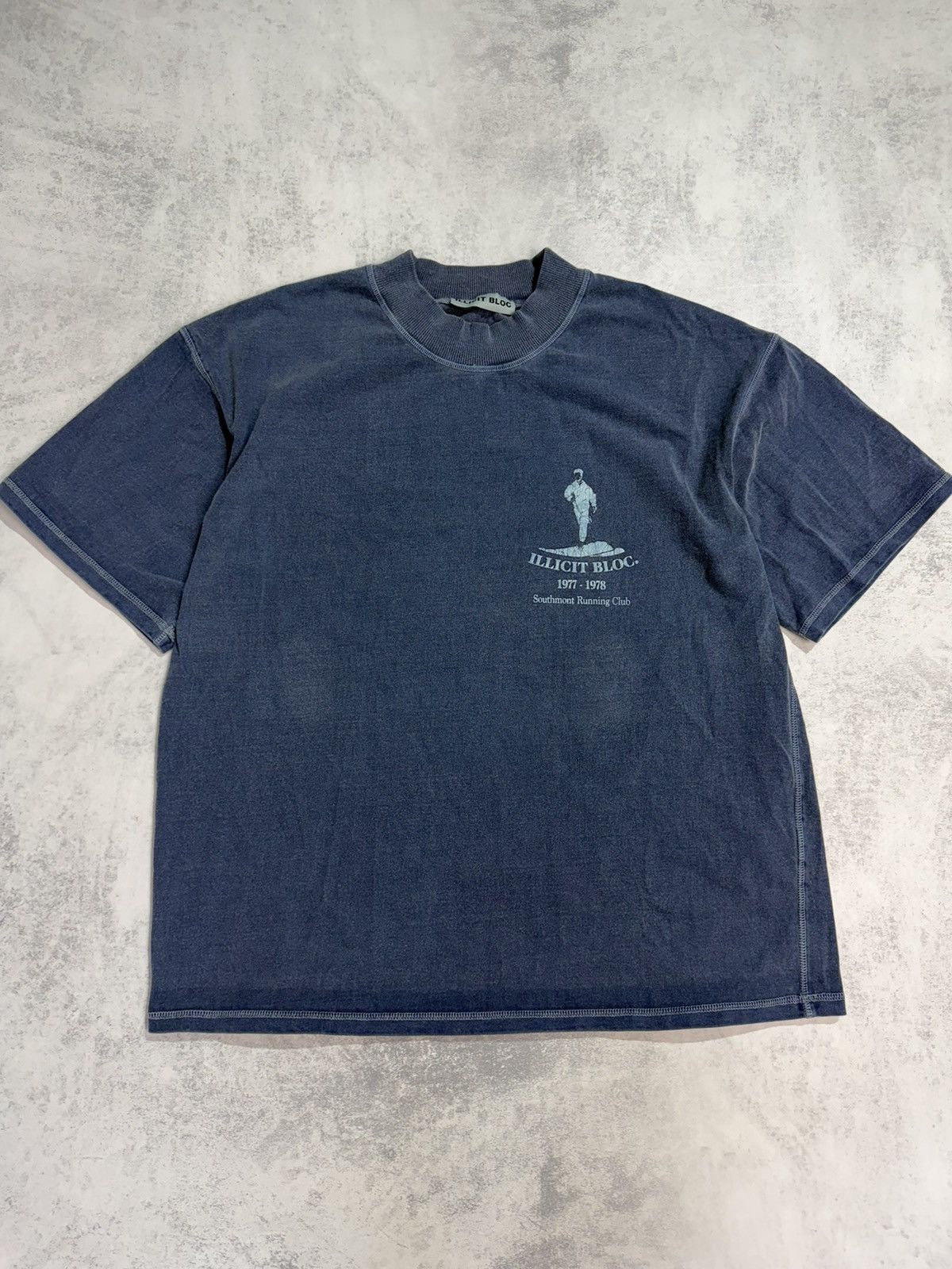 Cole Buxton Illicit Bloc Southmont Running Club Vintage Wash Graphic Tee Size US M / EU 48-50 / 2 - 2 Thumbnail