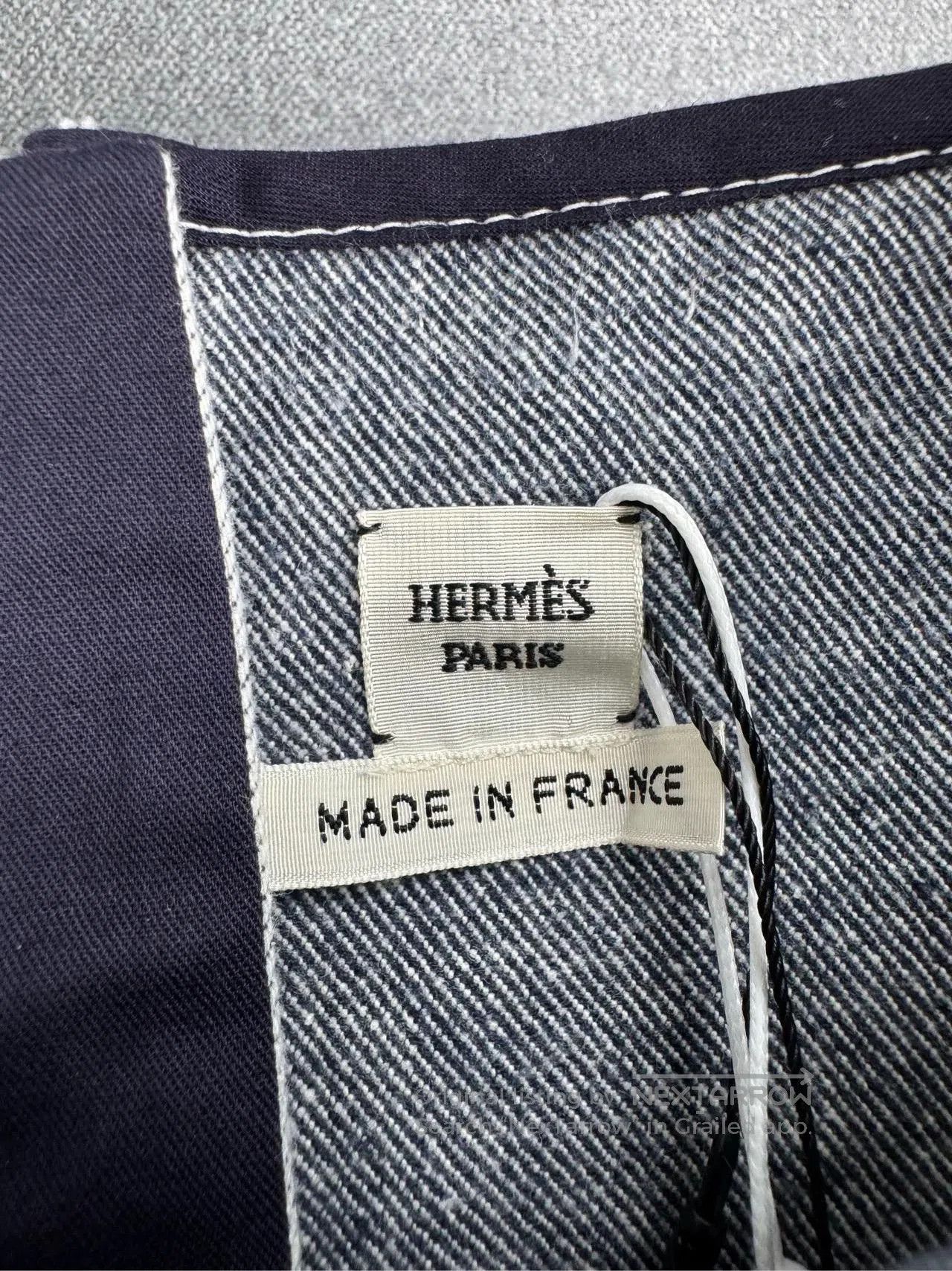 Hermes HERMES Lock Buckle Short Sleeve Dress. Size US M / EU 48-50 / 2 - 3 Thumbnail