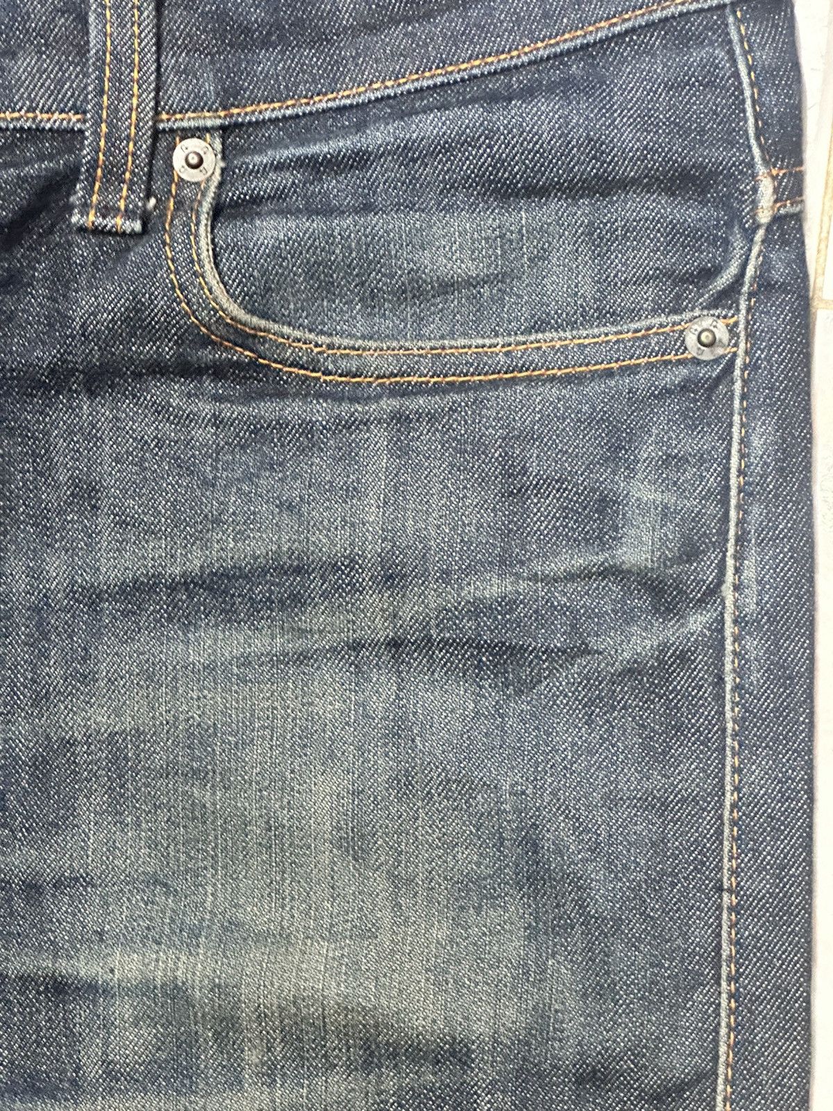 Jil Sander × Uniqlo Uniqlo +J Slim Fit Selvedge Japan Denim Jeans With Faded Size US 34 / EU 50 - 6 Thumbnail