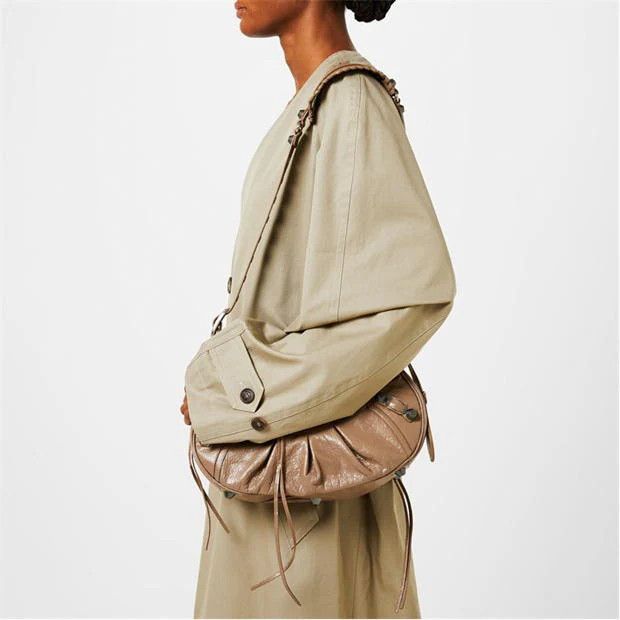 Balenciaga o1g2r1mq0924 Size: OS / Small Shoulder Bag in Dark Beige Size ONE SIZE - 4 Thumbnail