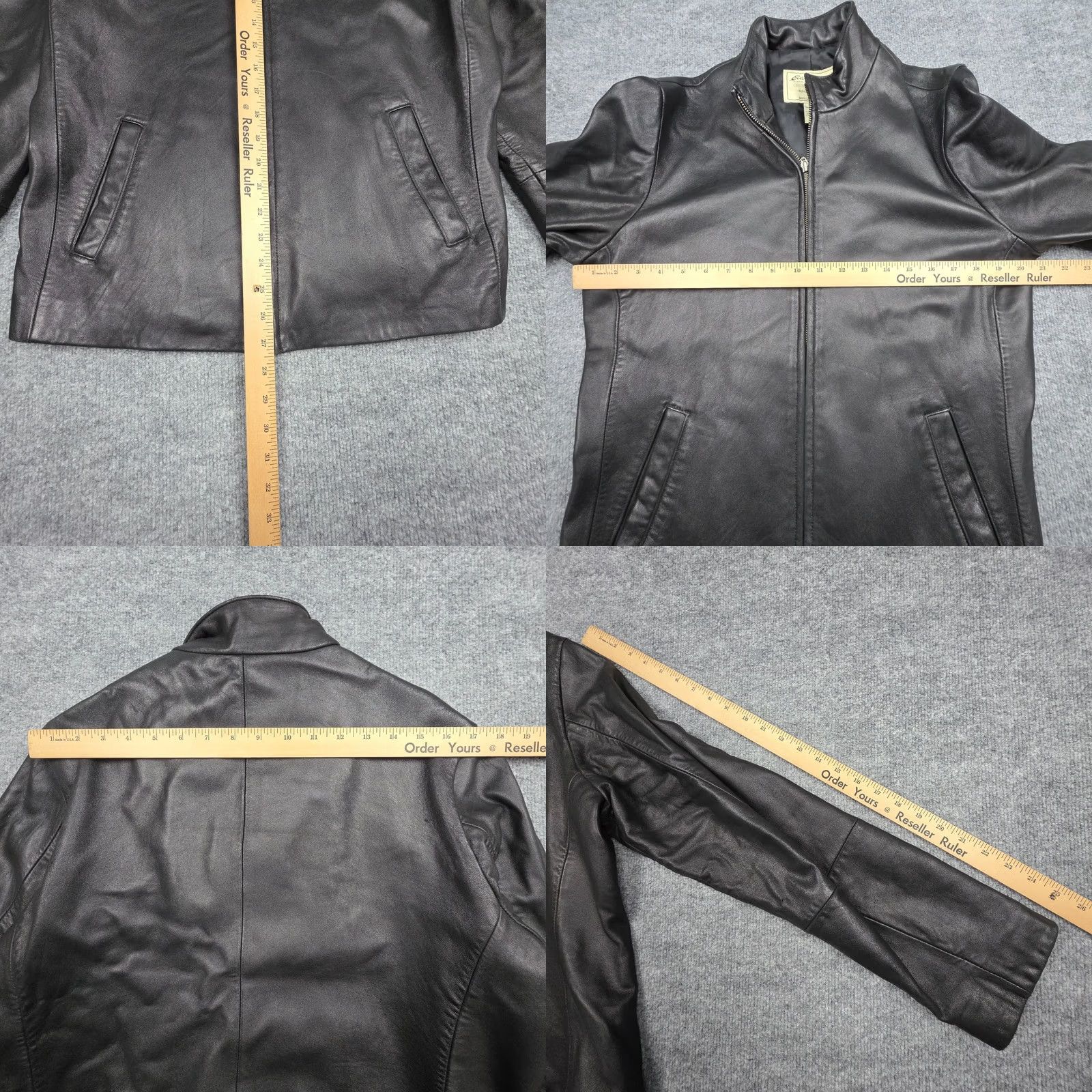 Eddie Bauer Eddie Bauer Leather Jacket Men Large Full Zip Bomber Black Size US L / EU 52-54 / 3 - 9 Thumbnail