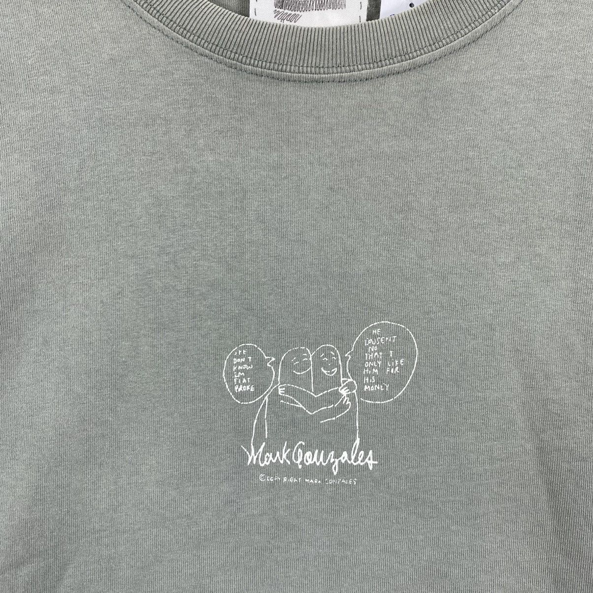 Vision Streetwear Mark Gonzales "Hang Around" Art L/S Tee Gray XL Skateboard Size US XL / EU 56 / 4 - 5 Thumbnail