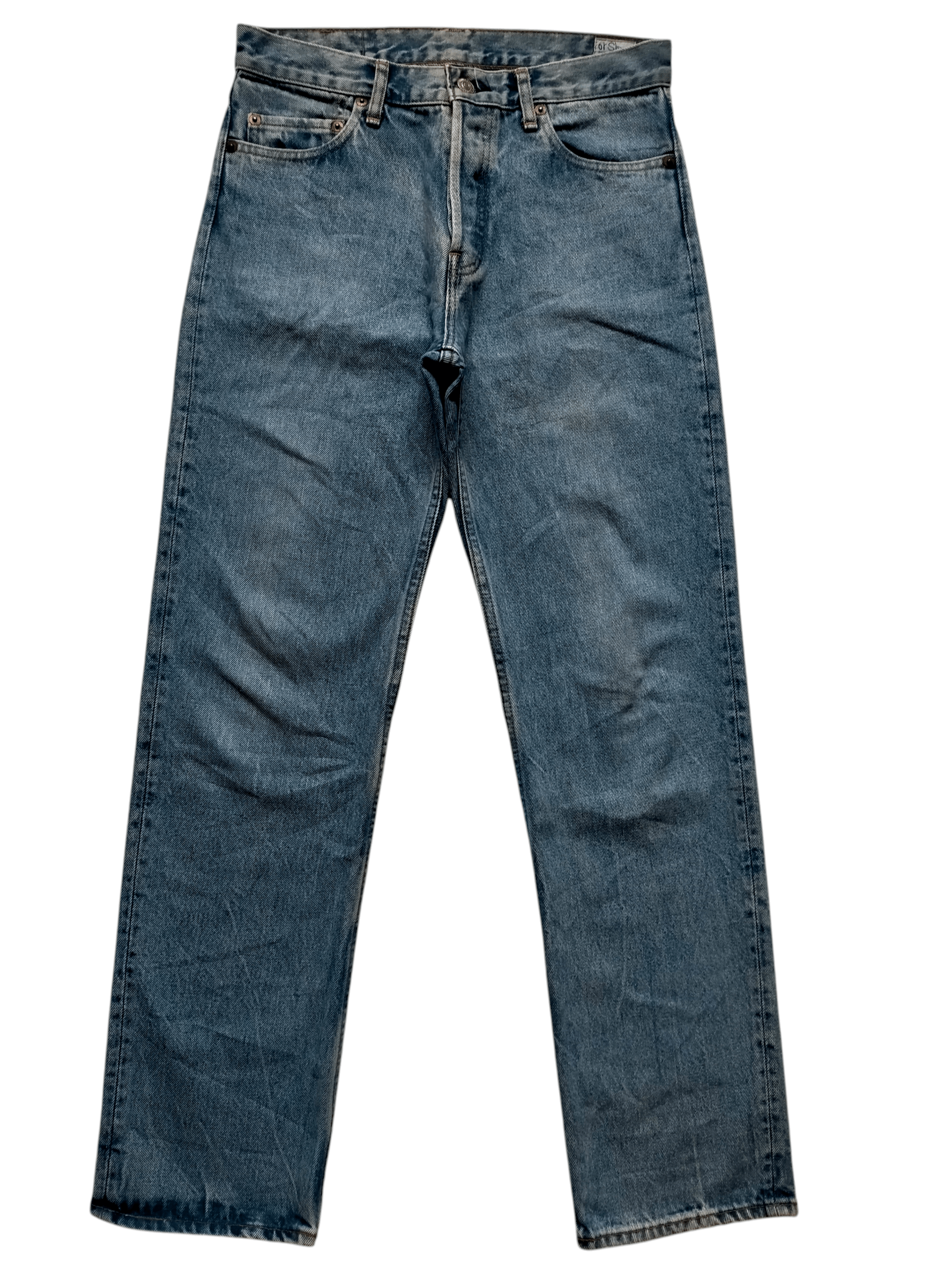 Orslow Orslow Japan Button Fly Blue Jeans Size US 30 / EU 46 - 2 Thumbnail
