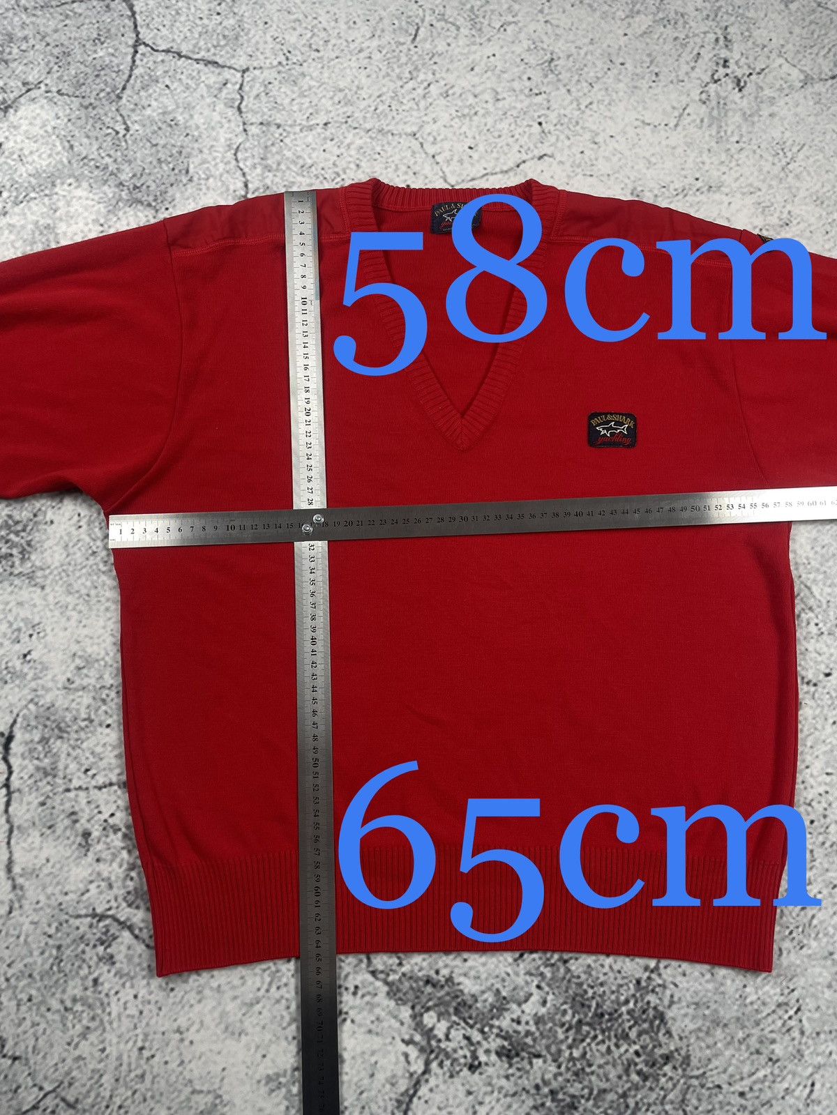 Paul & Shark Paul & Shark L Men Red Sweater Old Money Classic Winter EGV Size US L / EU 52-54 / 3 - 5 Thumbnail