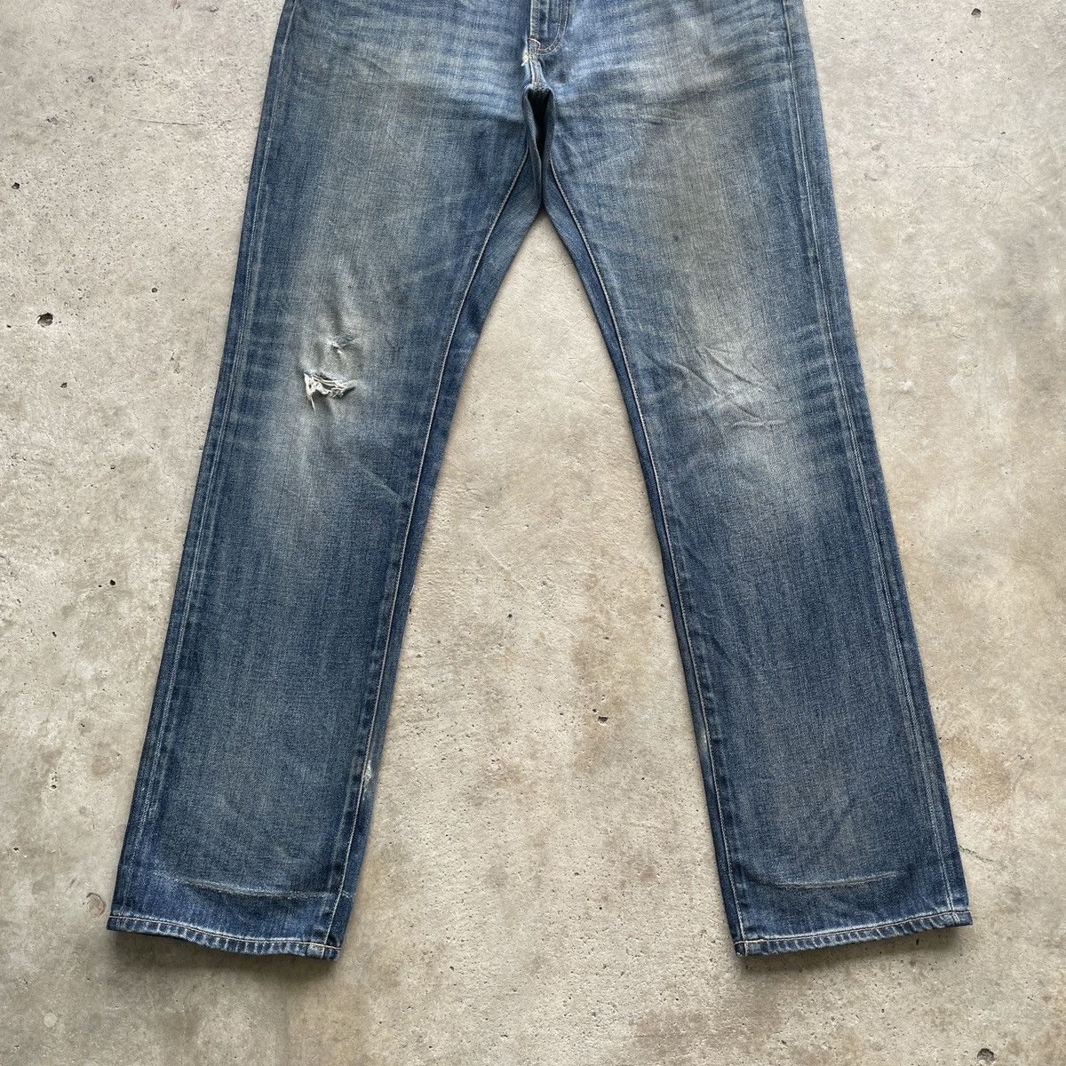 Japanese Brand W37 Vintage Japanese Distressed Jeans Rusty Faded Pants Size US 37 - 4 Thumbnail