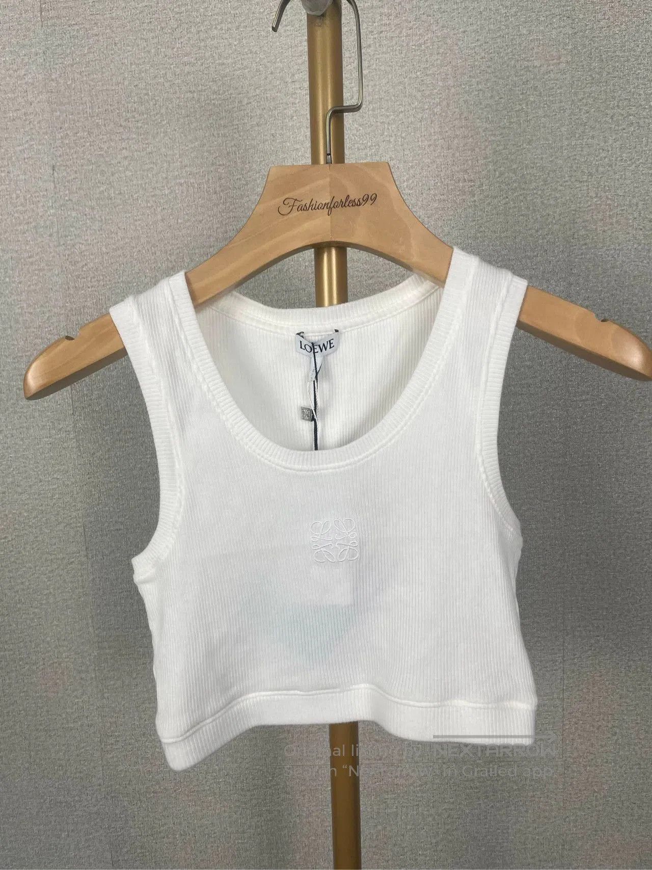 Loewe Loewe White Embroidered Logo Vest XS. Size US XS / EU 42 / 0 - 1 Thumbnail