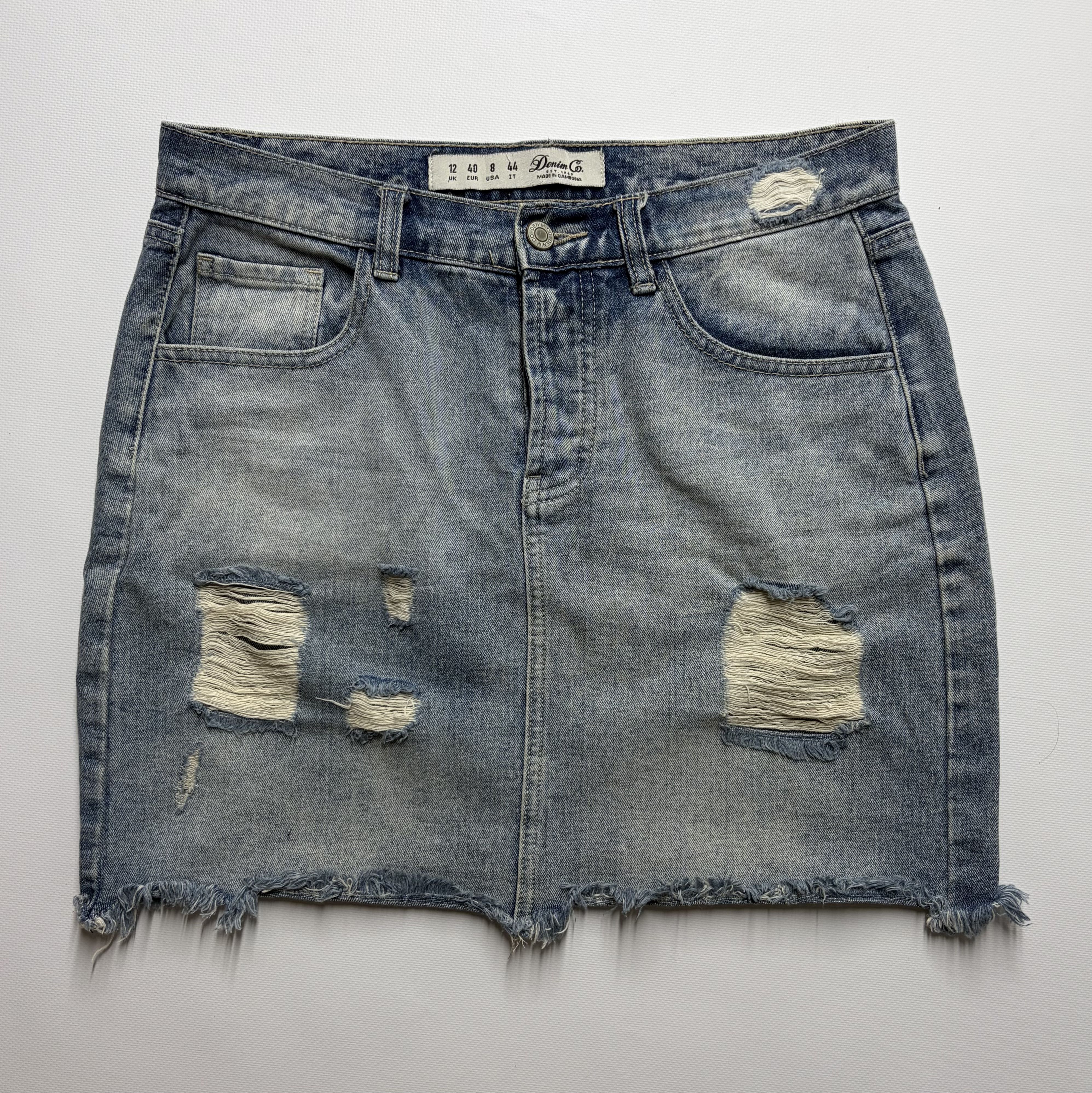 Vintage Women's Midi Denim Skirt Size 29" - 1 Thumbnail
