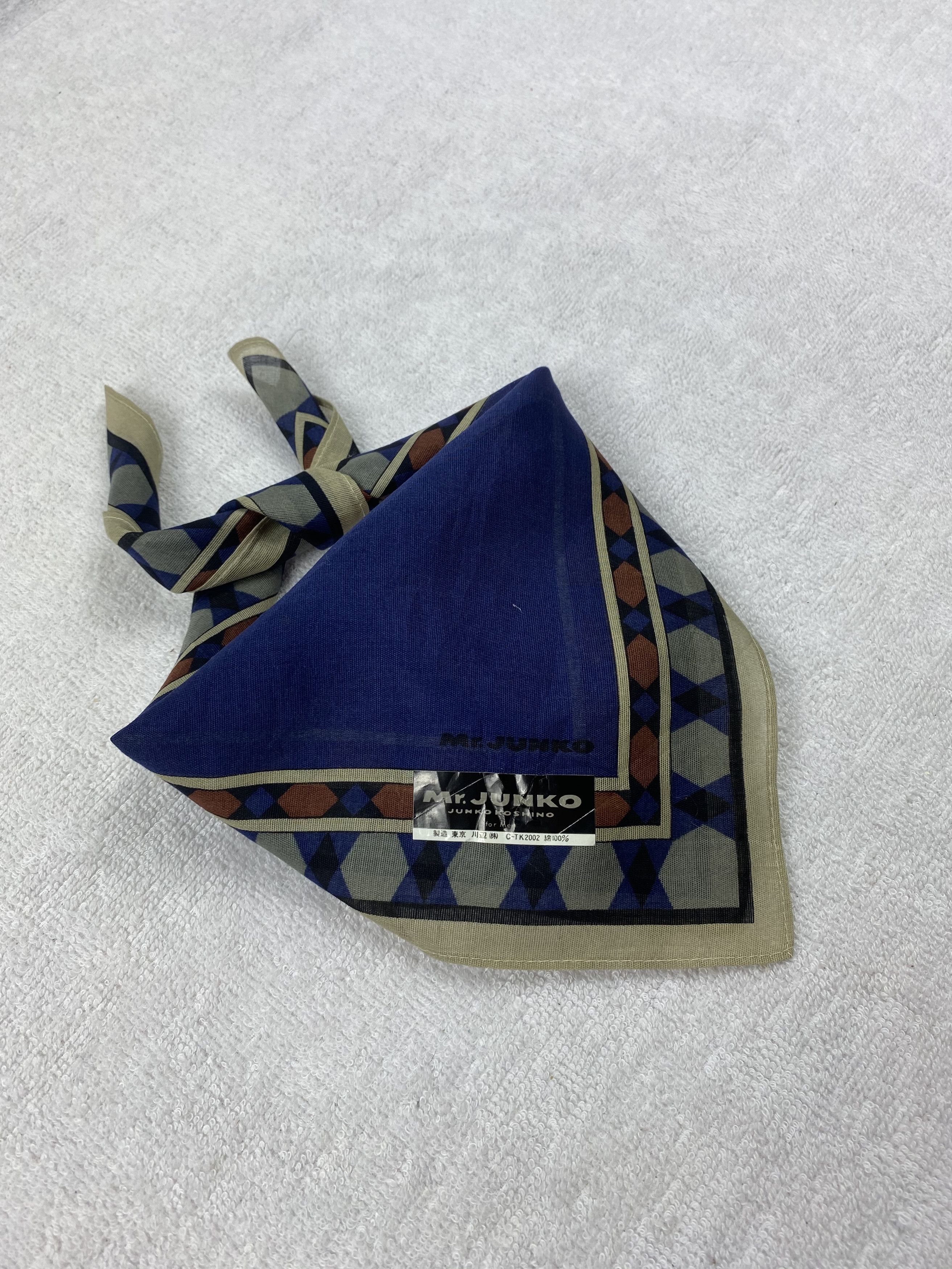 Japanese Brand × Mr. Junko × Vintage Mr. Junko Handkerchief / Bandana / Neckerchief Size ONE SIZE - 1 Thumbnail