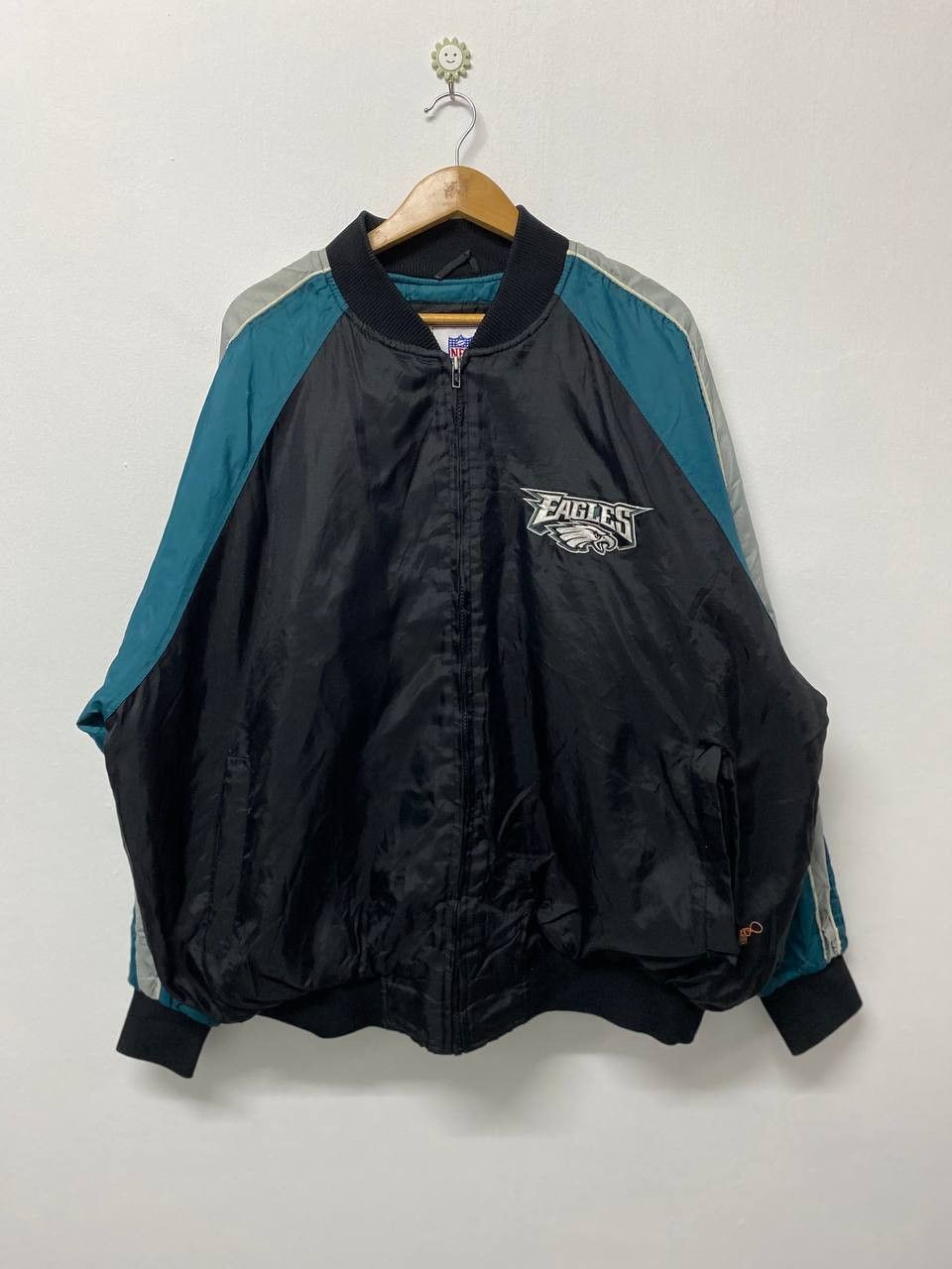 NFL vintage nfl philadelphia eagles jacket big logo back Size US XXL / EU 58 / 5 - 2 Thumbnail