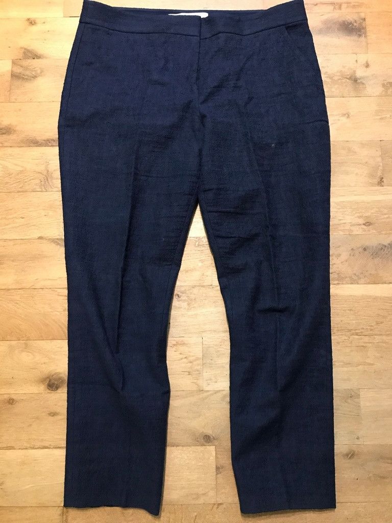 Diane von Furstenberg DIANE von FURSTENBERG COMPANY TROUSERS 56% LINEN Size L Size 34" / US 12 / IT 48 - 1 Thumbnail