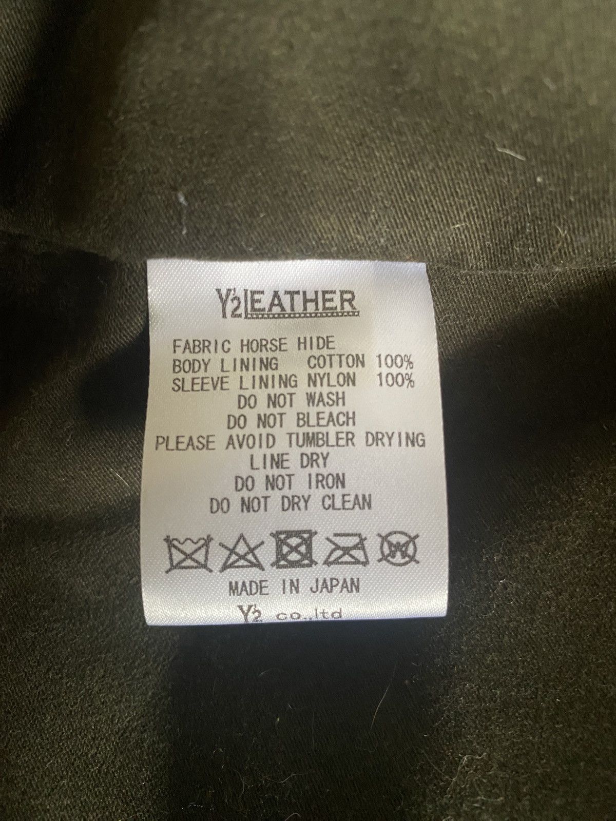 Y'2 Leather Y2 Leather Hand Dyed Horsehide (HR-56) Size US L / EU 52-54 / 3 - 4 Thumbnail