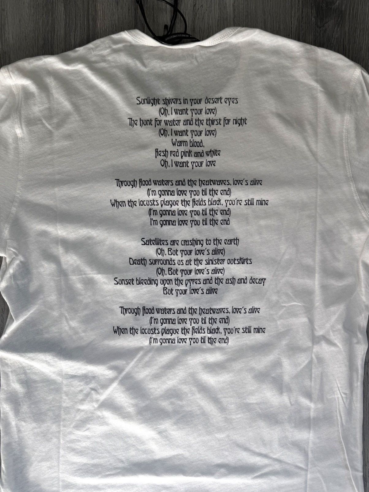 Ann Demeulemeester Ann Demeulemeester Baptist Till The End T-Shirt Size US XS / EU 42 / 0 - 8 Thumbnail
