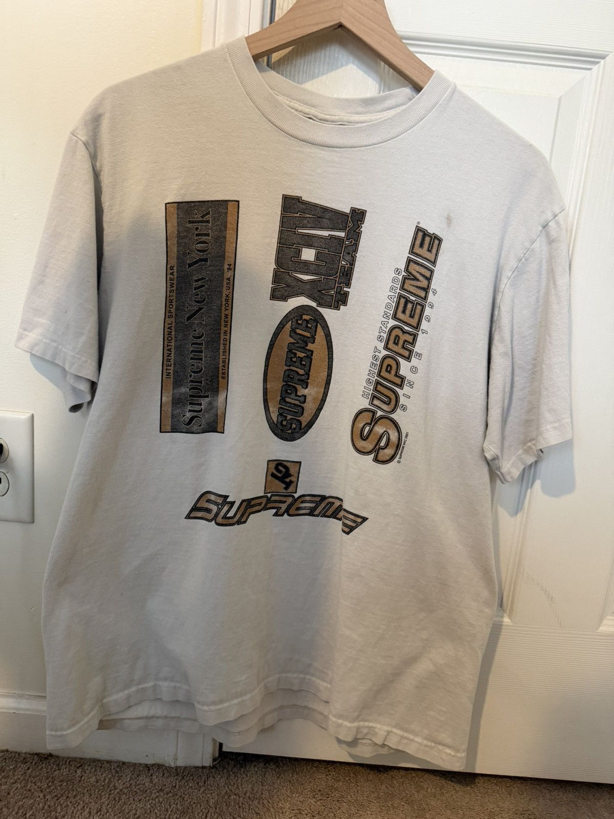Supreme Supreme Multi Logo / Racing Logo Tee SS19 Size US L / EU 52-54 / 3 - 2 Thumbnail